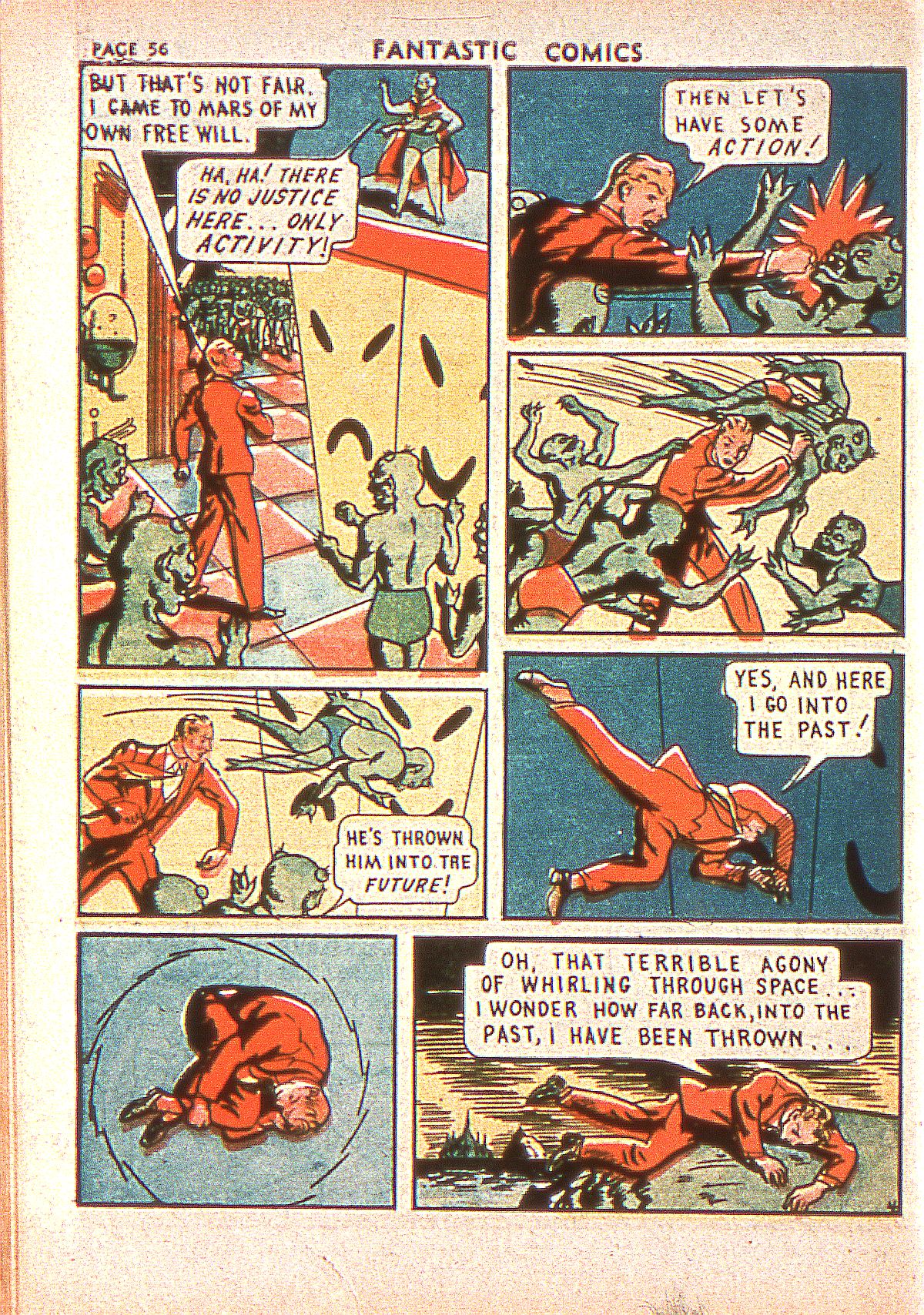 Read online Fantastic Comics comic -  Issue #1 - 57