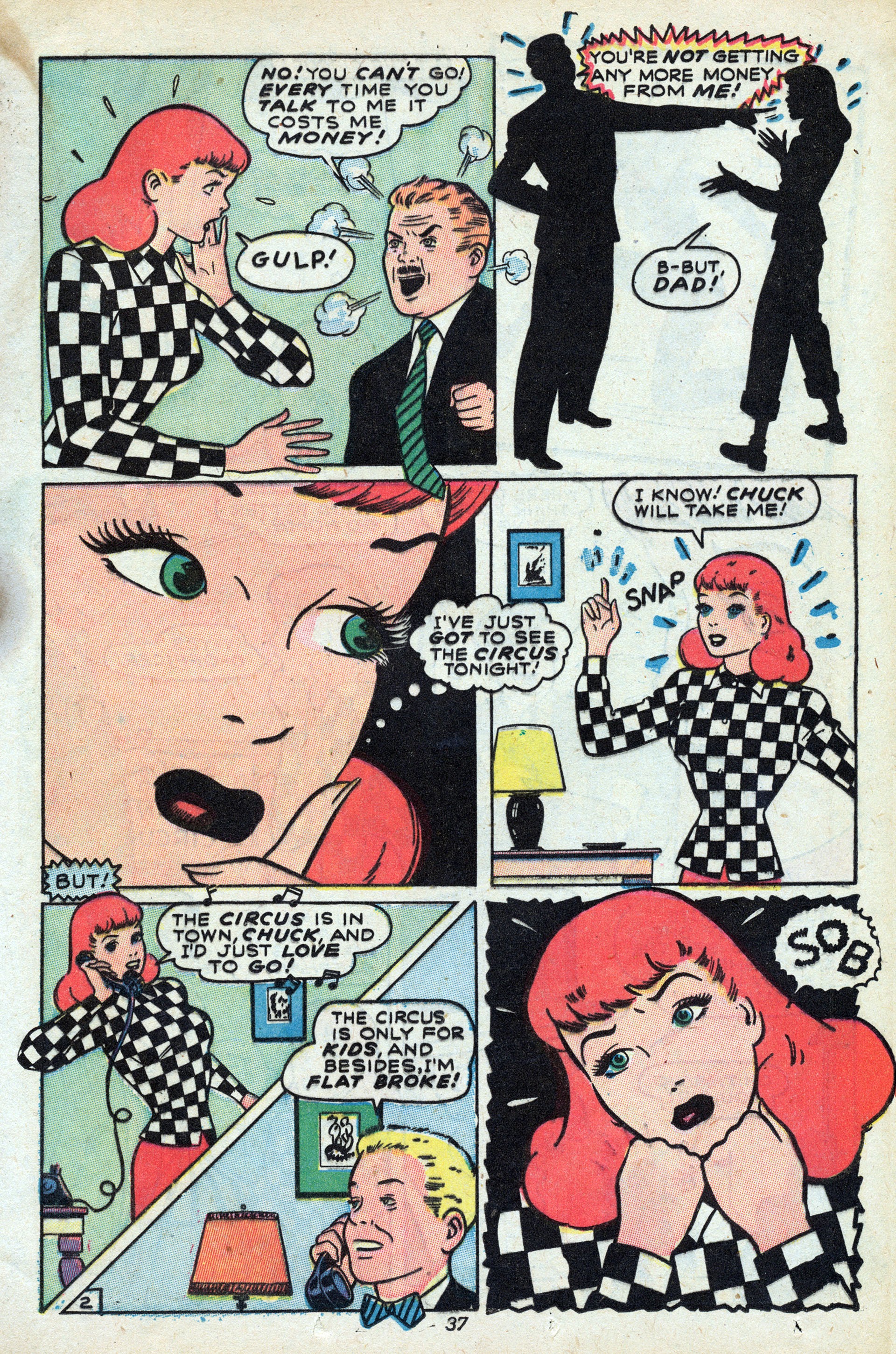 Read online Junior Miss (1947) comic -  Issue #28 - 35