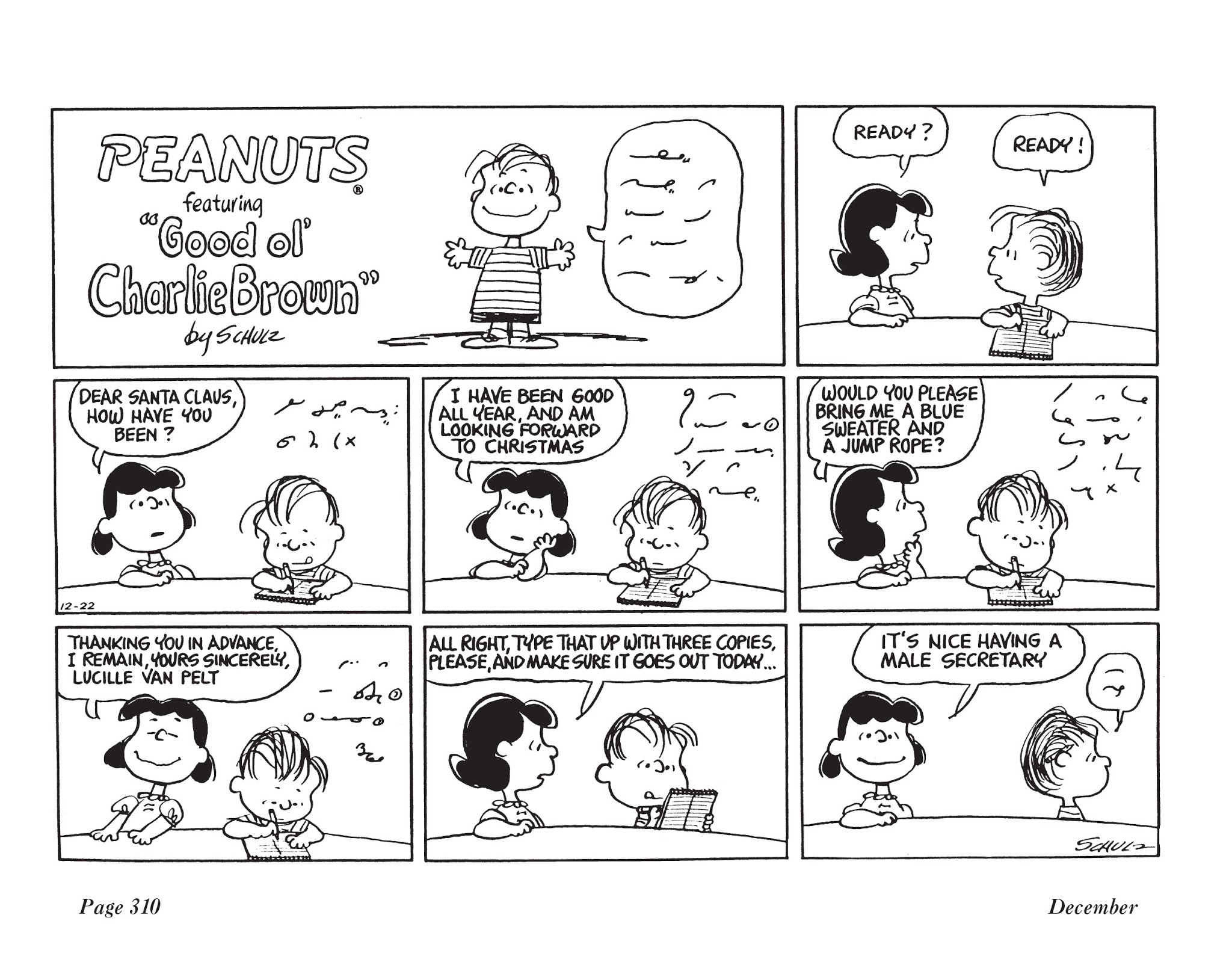 Read online The Complete Peanuts comic -  Issue # TPB 9 - 321