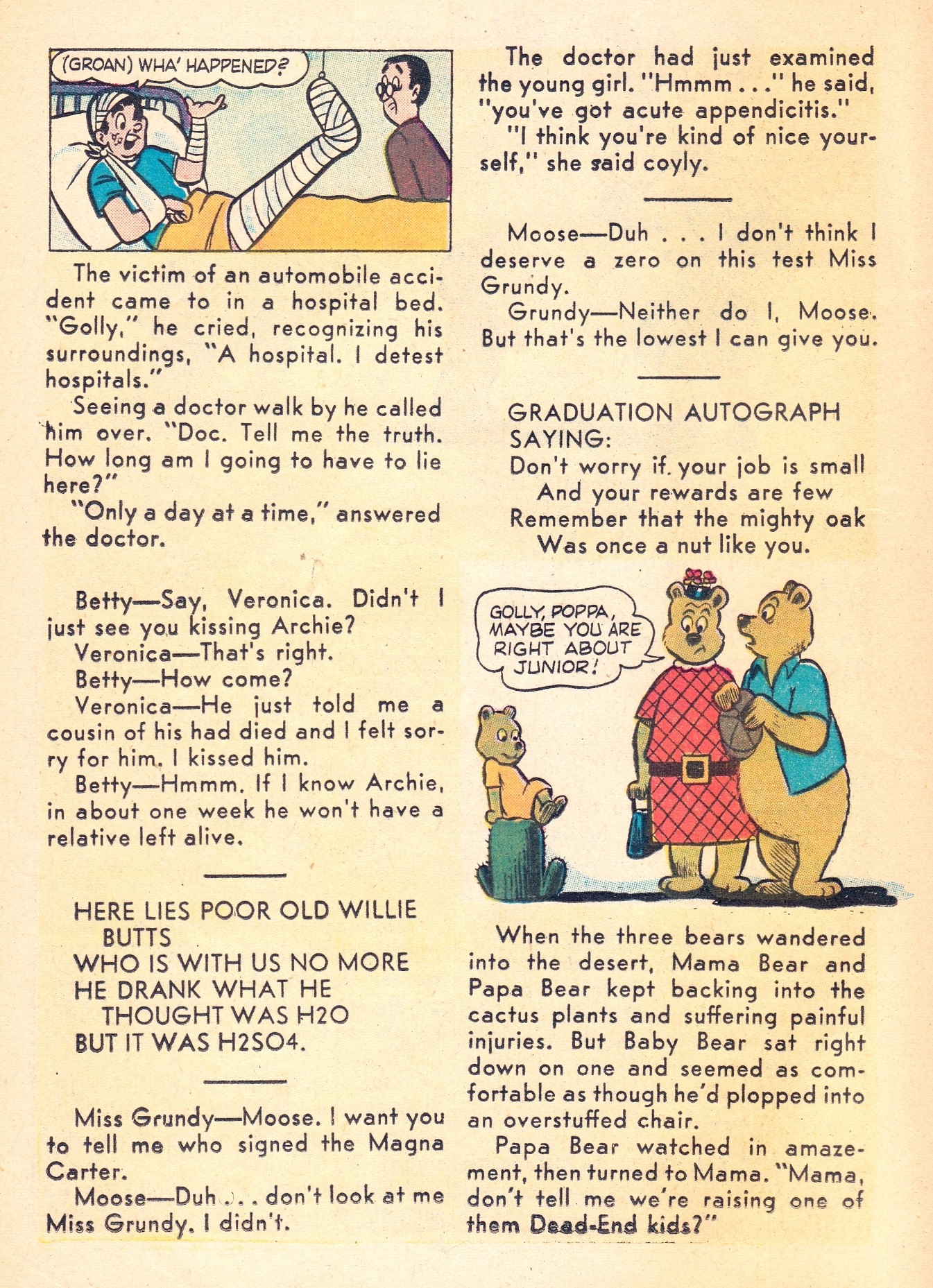 Read online Archie's Joke Book Magazine comic -  Issue #27 - 16