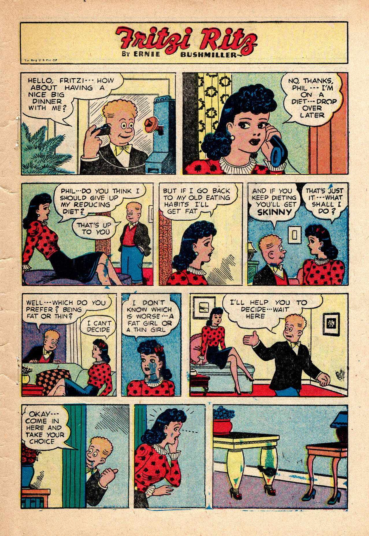 Read online Fritzi Ritz (1953) comic -  Issue #47 - 31