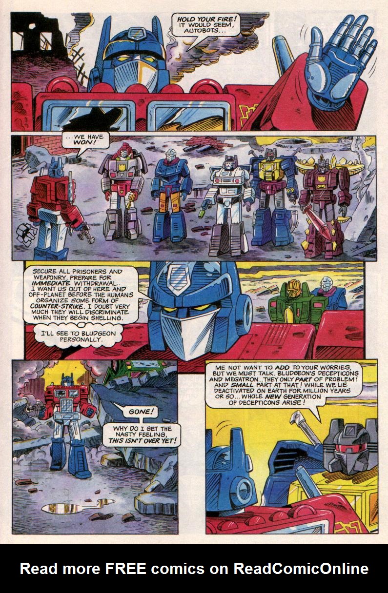 Read online Transformers: Generation 2 (1994) comic -  Issue #2 - 17