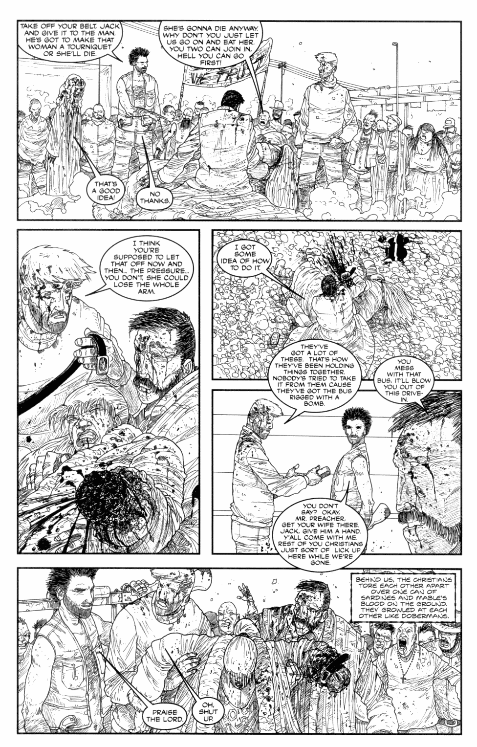 Read online Joe R. Lansdale's The Drive-In comic -  Issue #4 - 6