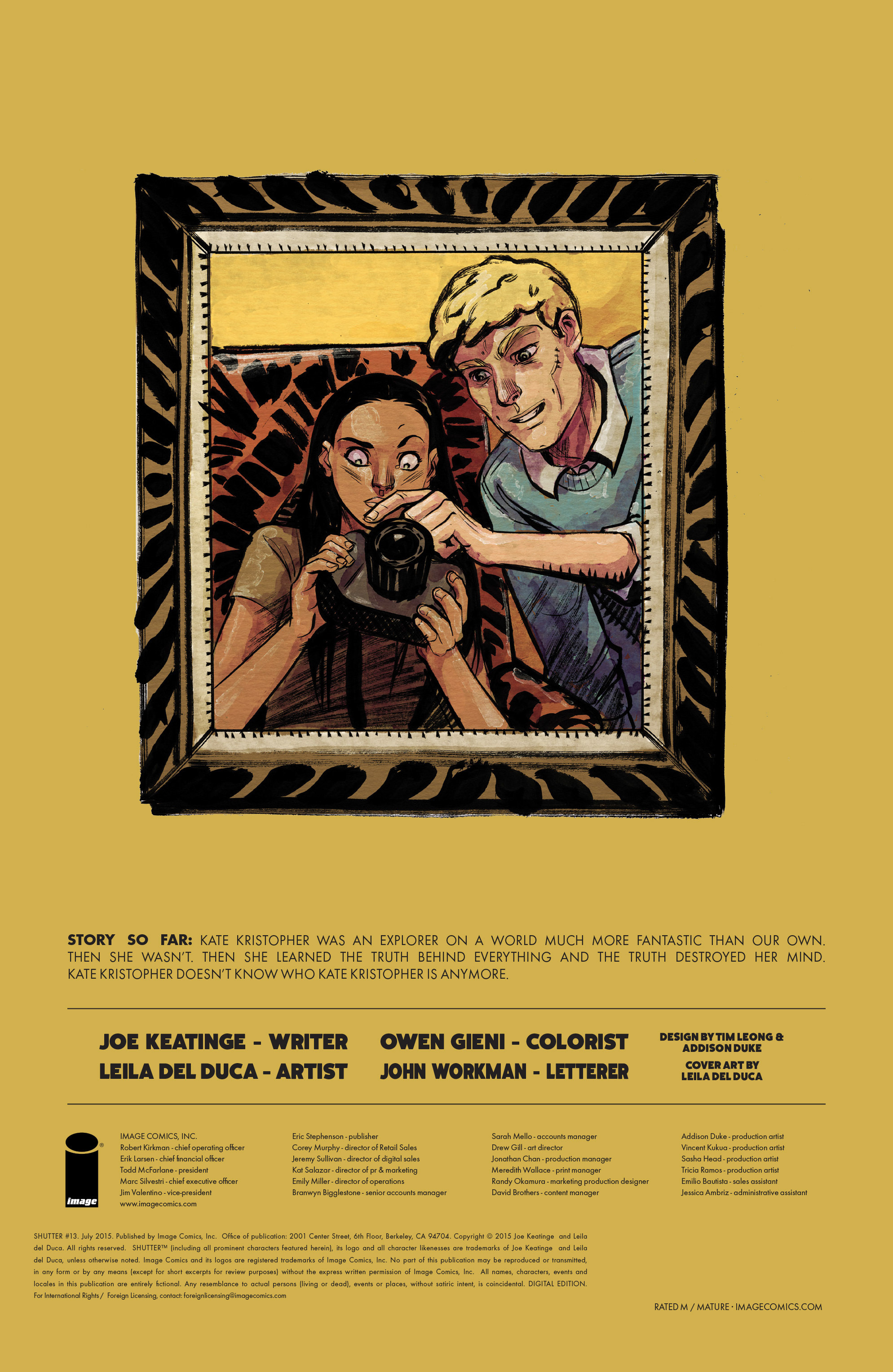 Read online Shutter comic -  Issue #13 - 29