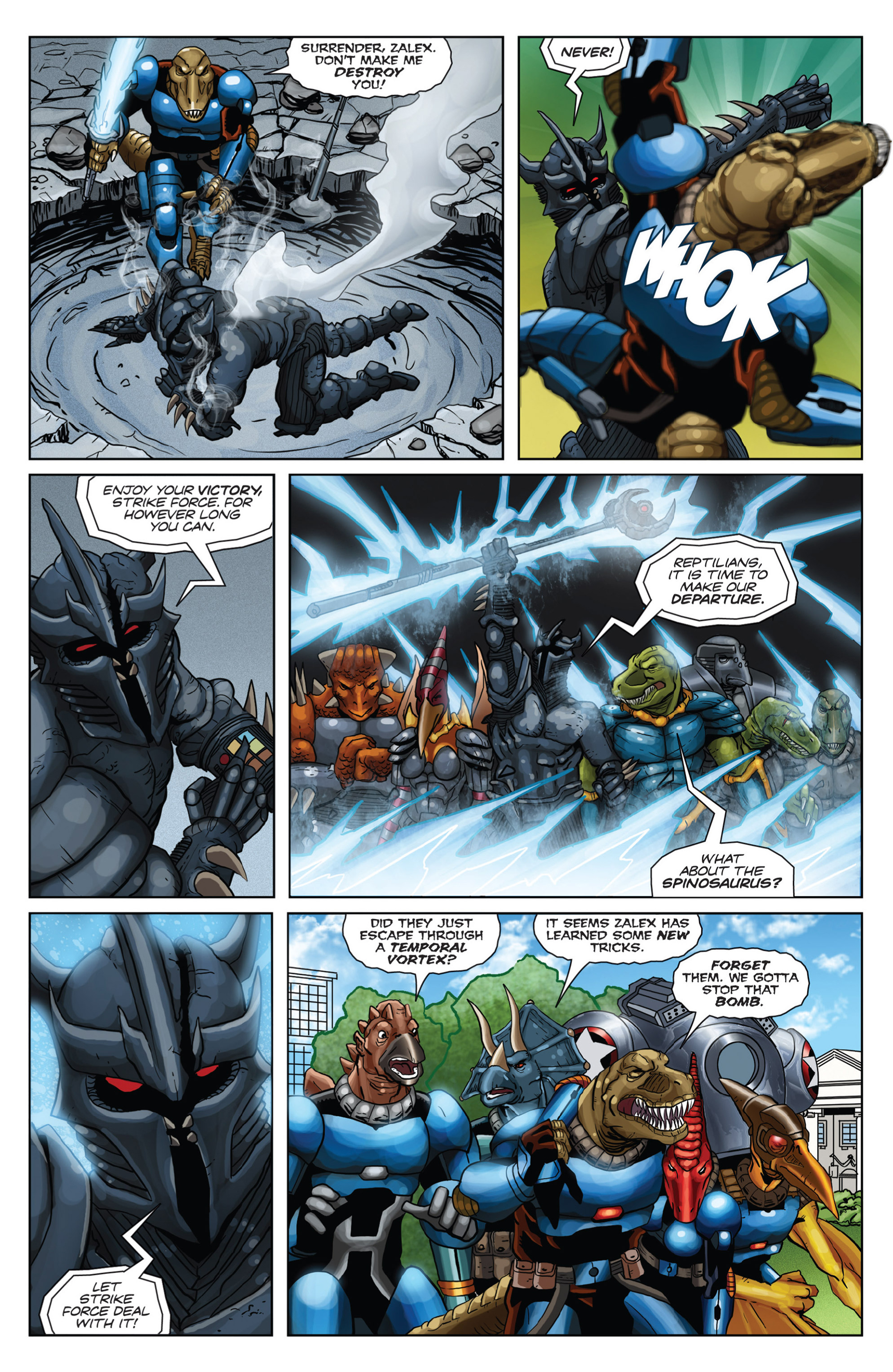 Read online Jurassic StrikeForce 5 comic -  Issue #5 - 22