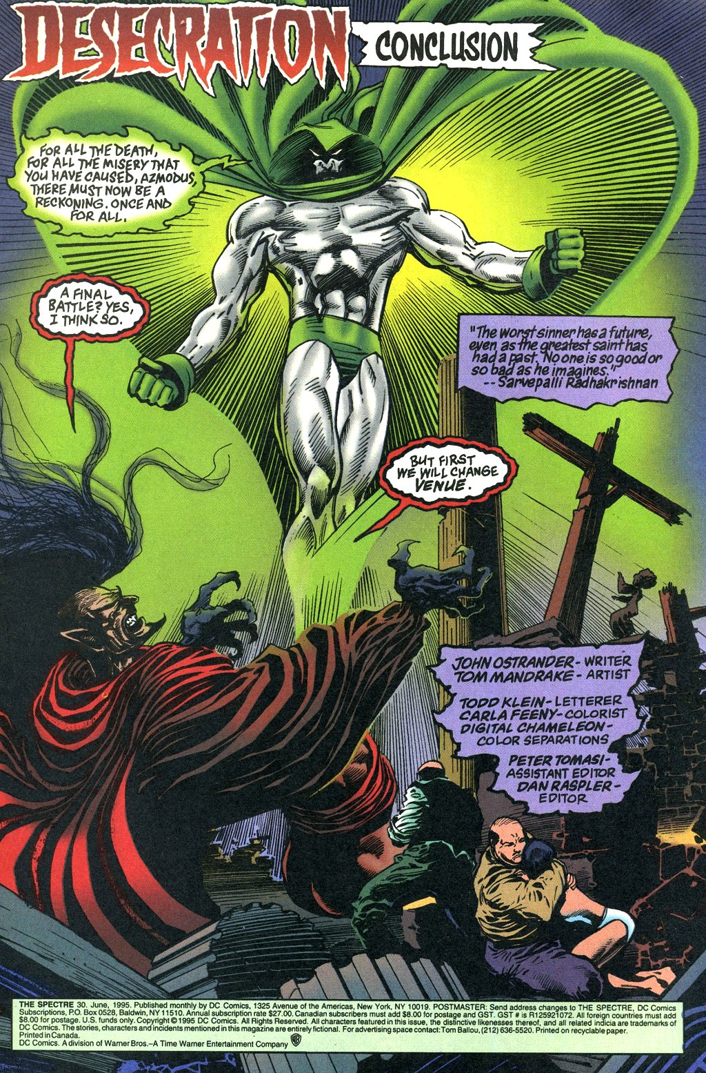 Read online The Spectre (1992) comic -  Issue #30 - 2
