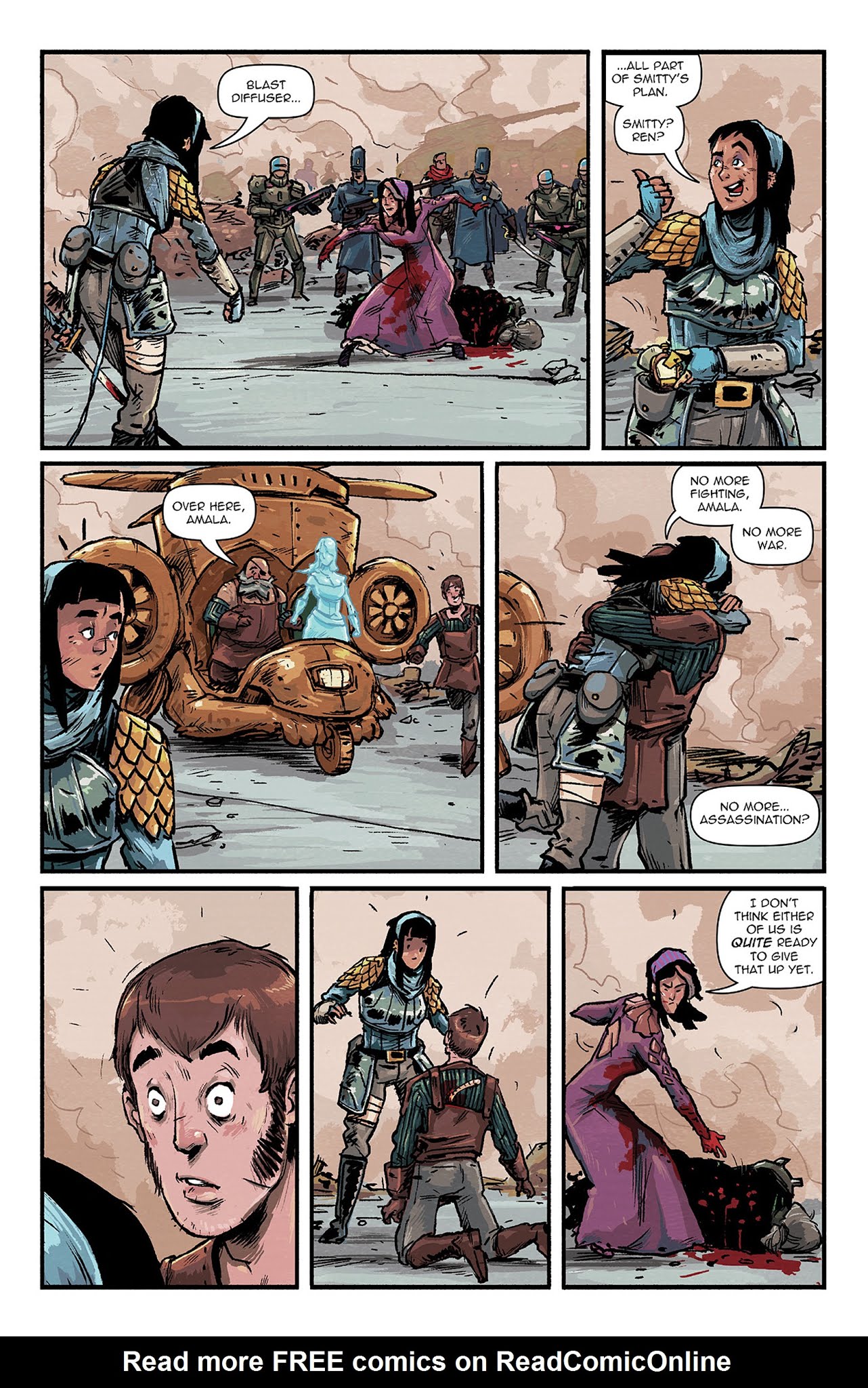 Read online Amala's Blade comic -  Issue #4 - 13