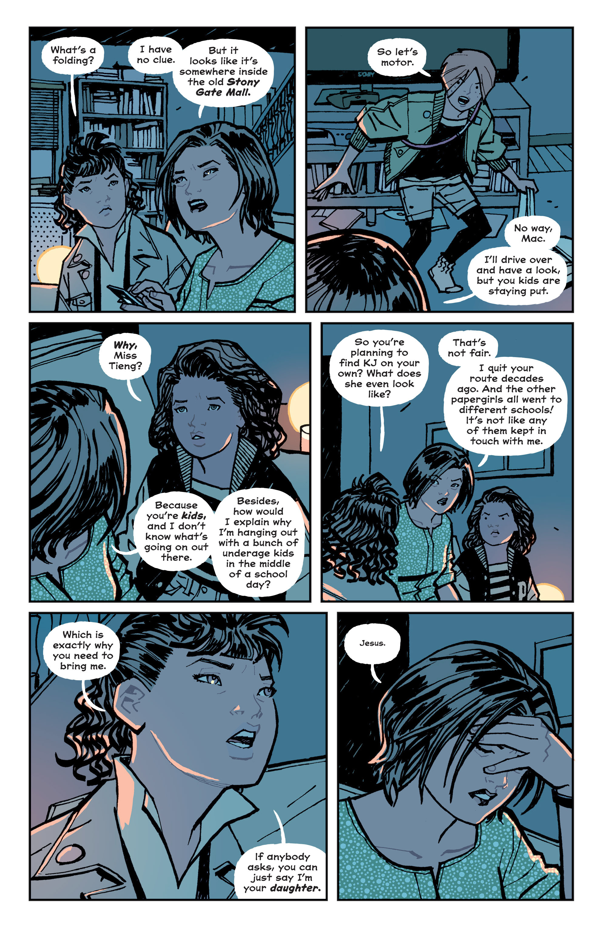Read online Paper Girls comic -  Issue #7 - 10