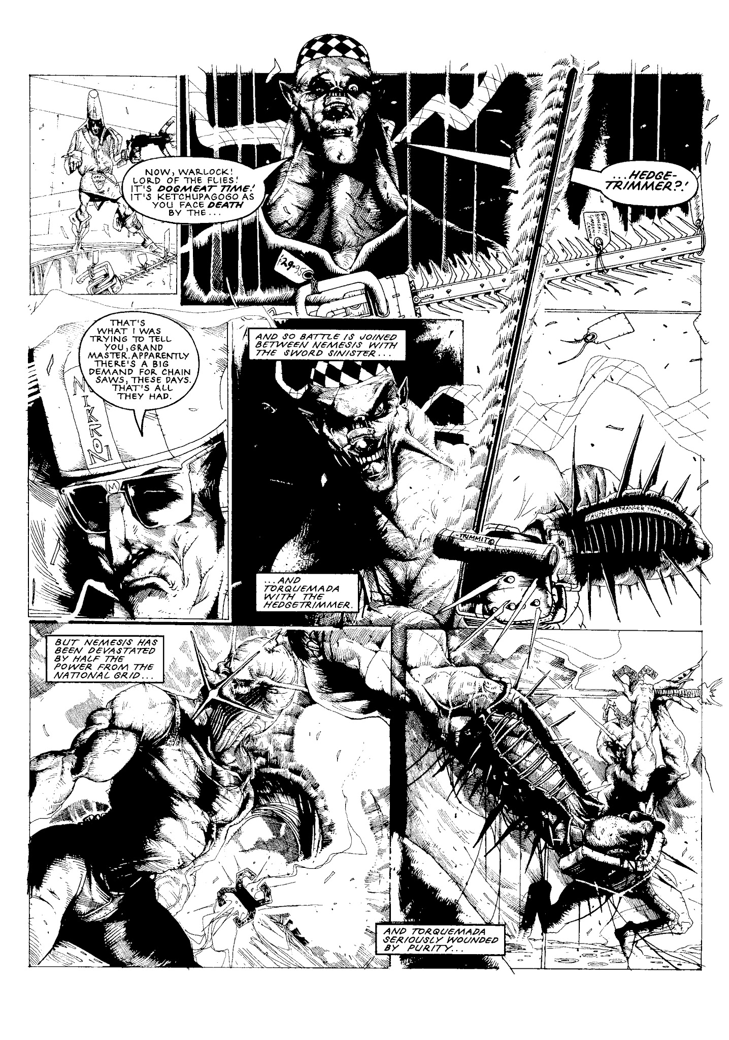 Read online The Complete Nemesis The Warlock comic -  Issue # TPB 3 - 109