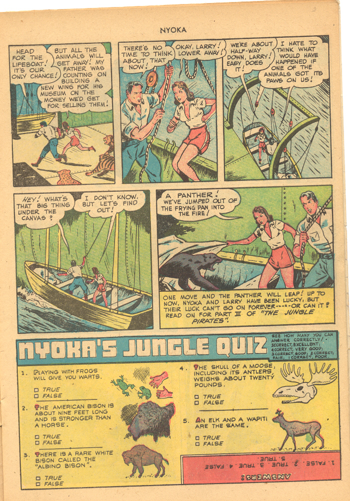 Read online Nyoka the Jungle Girl (1945) comic -  Issue #31 - 19