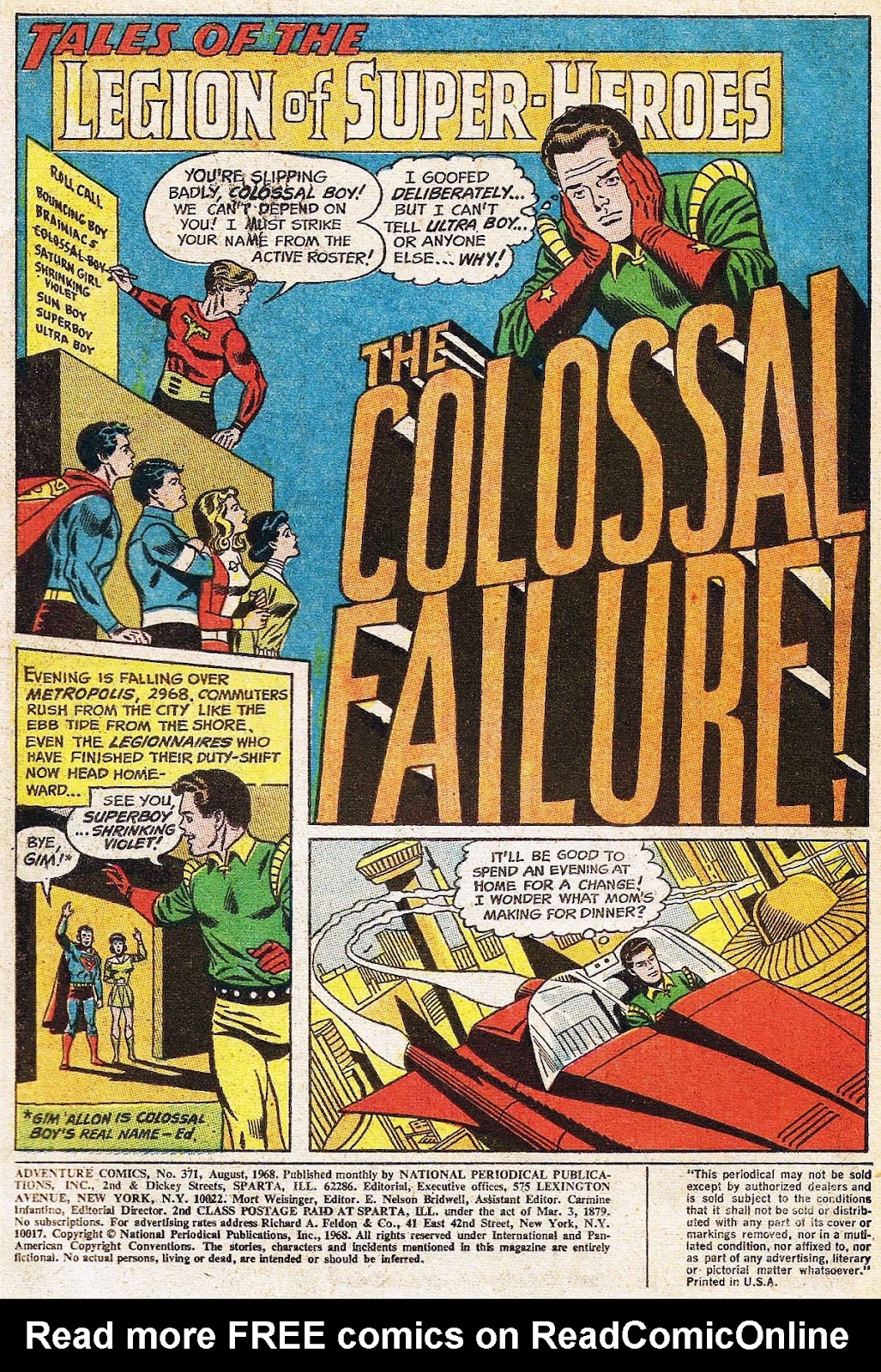 Adventure Comics (1938) issue 371 - Page 3