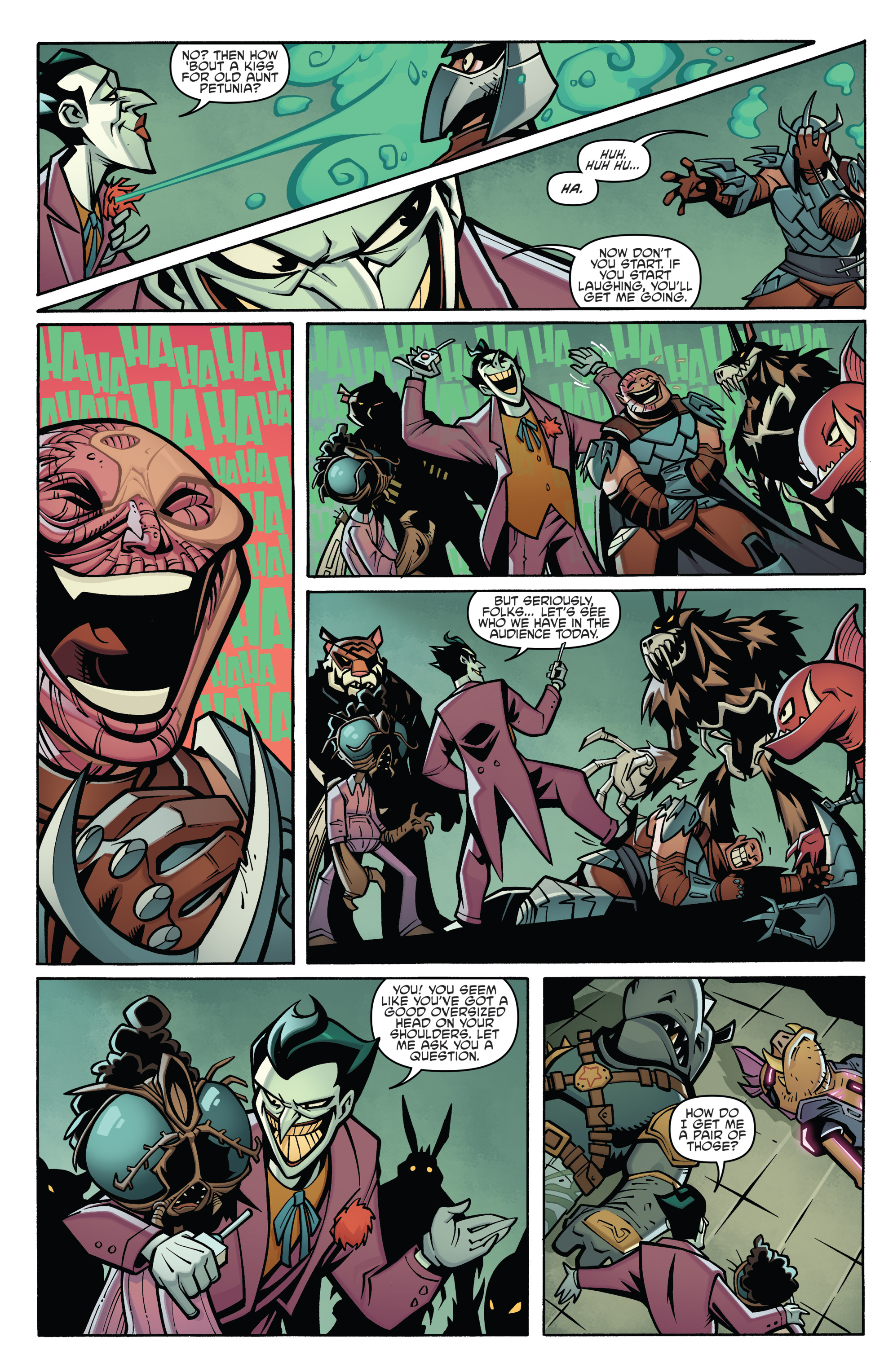 Read online Batman/Teenage Mutant Ninja Turtles Adventure comic -  Issue #3 - 7