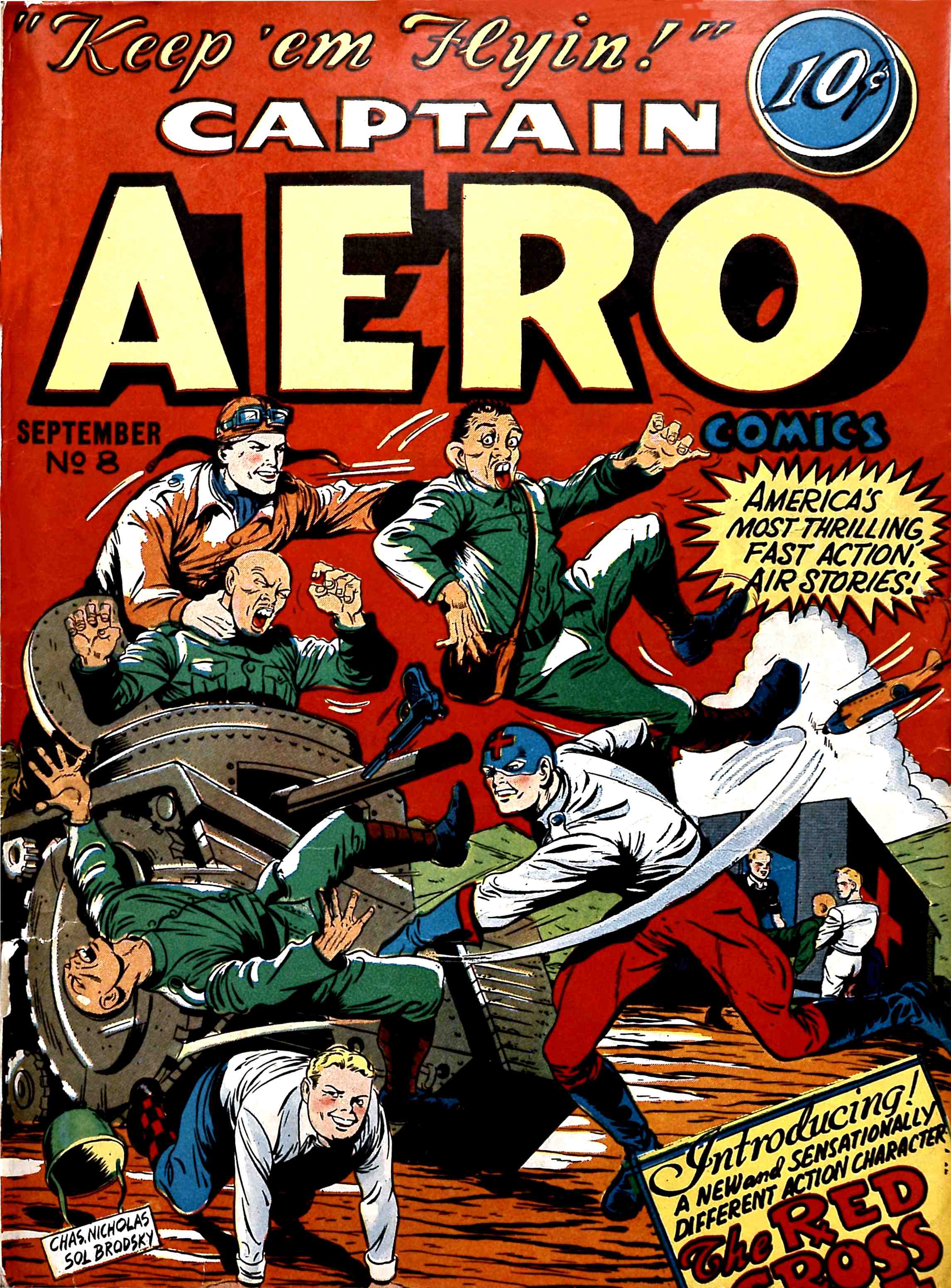 Captain Aero Comics issue 8 - Page 1