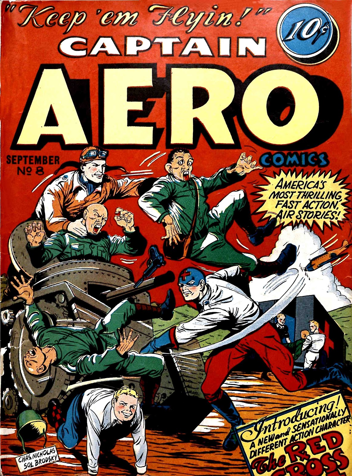 Captain Aero Comics issue 8 - Page 1