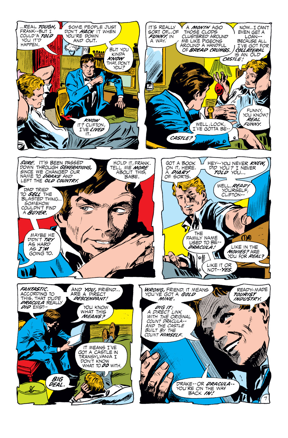 Read online Tomb of Dracula (1972) comic -  Issue #1 - 8