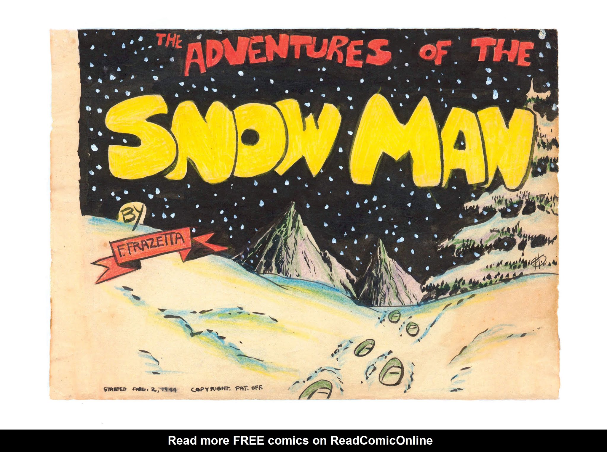 Read online Frank Frazetta's The Adventures of the Snow Man comic -  Issue # TPB - 10