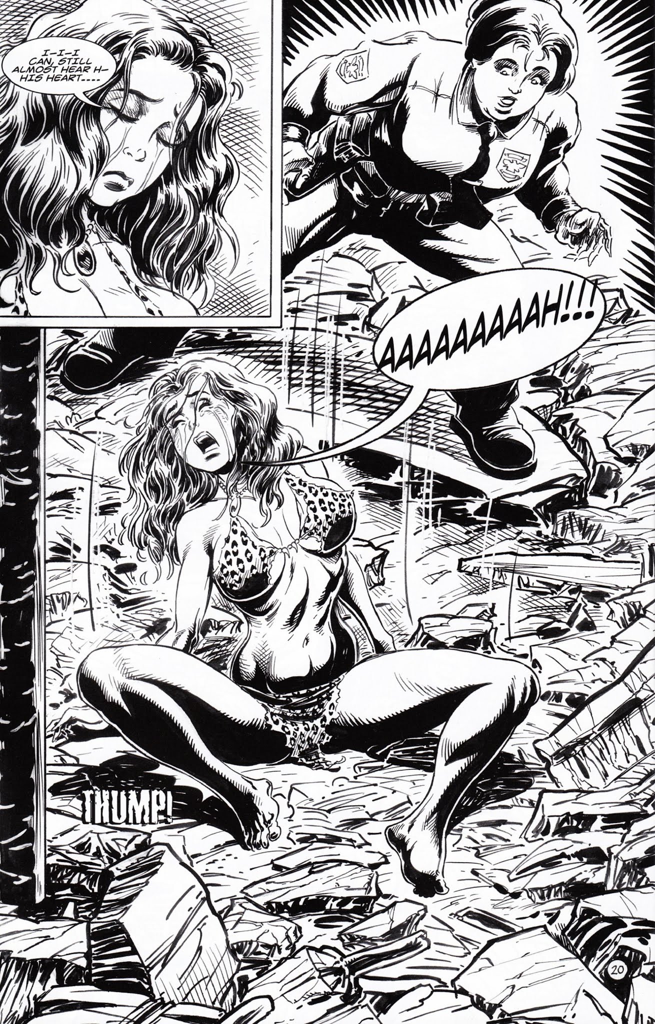 Read online Cavewoman: Gangster comic -  Issue #3 - 22