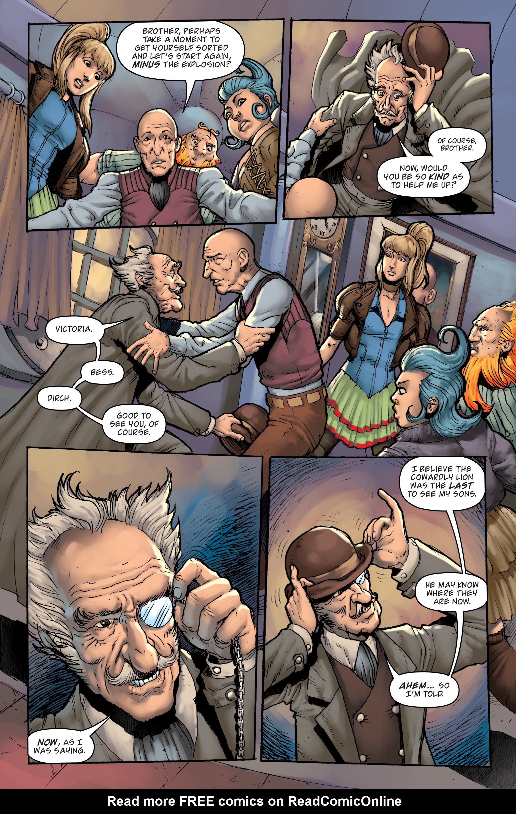 Read online The Steam Engines of Oz: The Geared Leviathan comic -  Issue #1 - 10