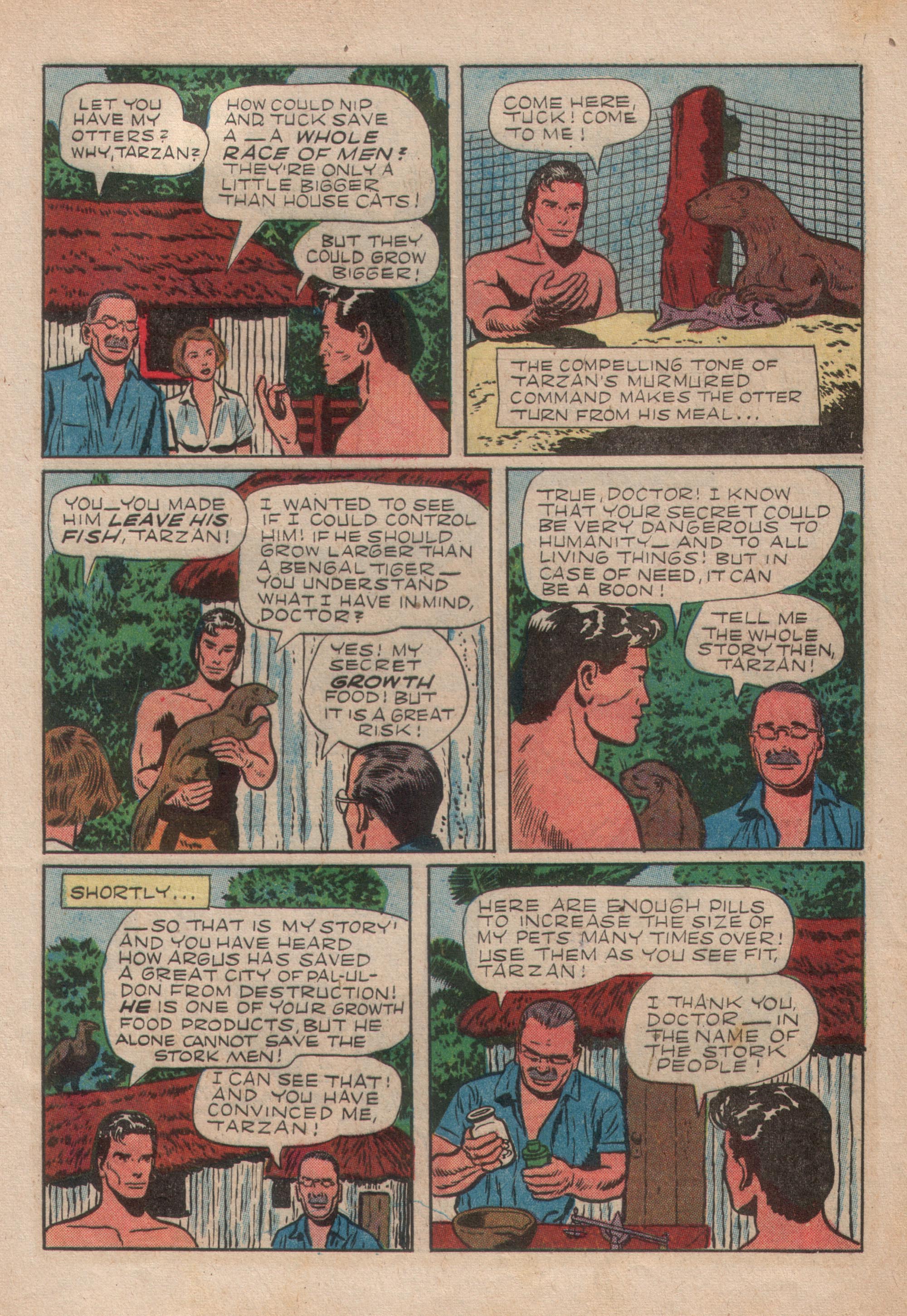 Read online Tarzan (1948) comic -  Issue #42 - 13