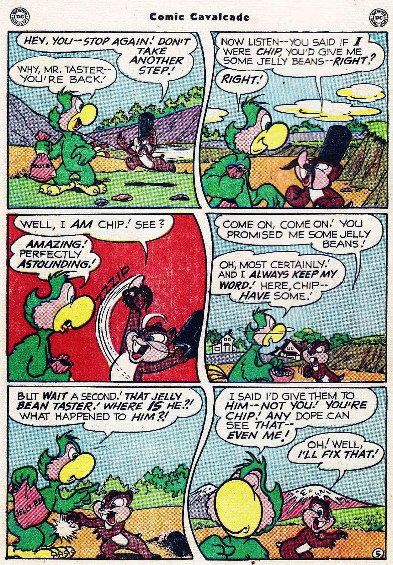 Read online Comic Cavalcade comic -  Issue #37 - 52