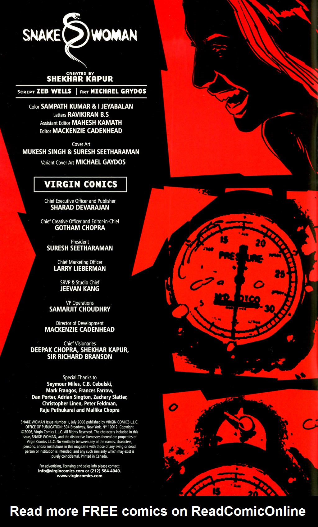 Read online Snake Woman comic -  Issue #1 - 3
