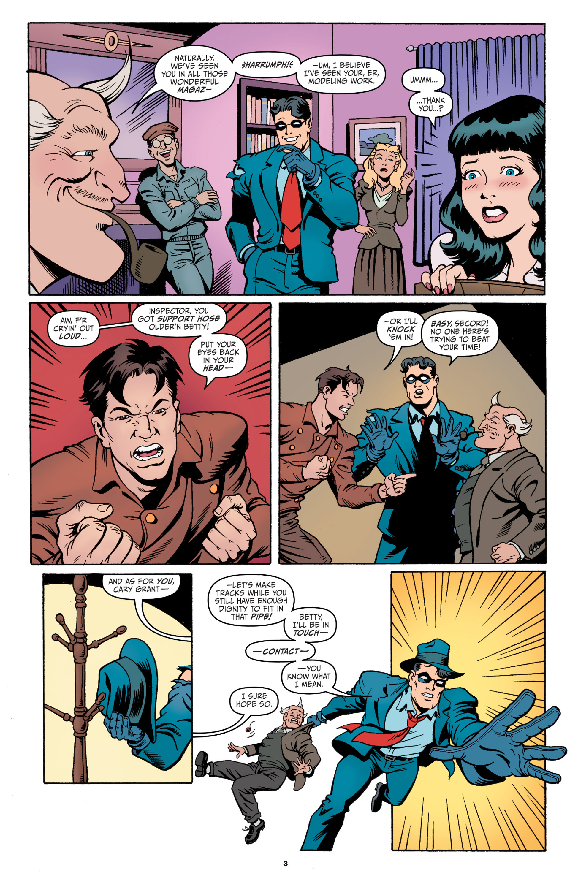 Read online The Rocketeer/The Spirit: Pulp Friction comic -  Issue #2 - 6