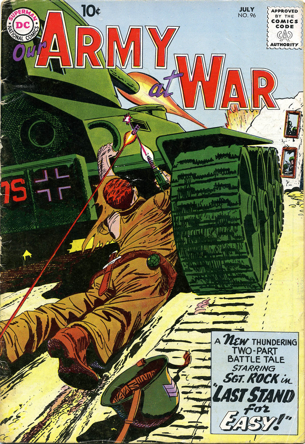 Read online Our Army at War (1952) comic -  Issue #96 - 1