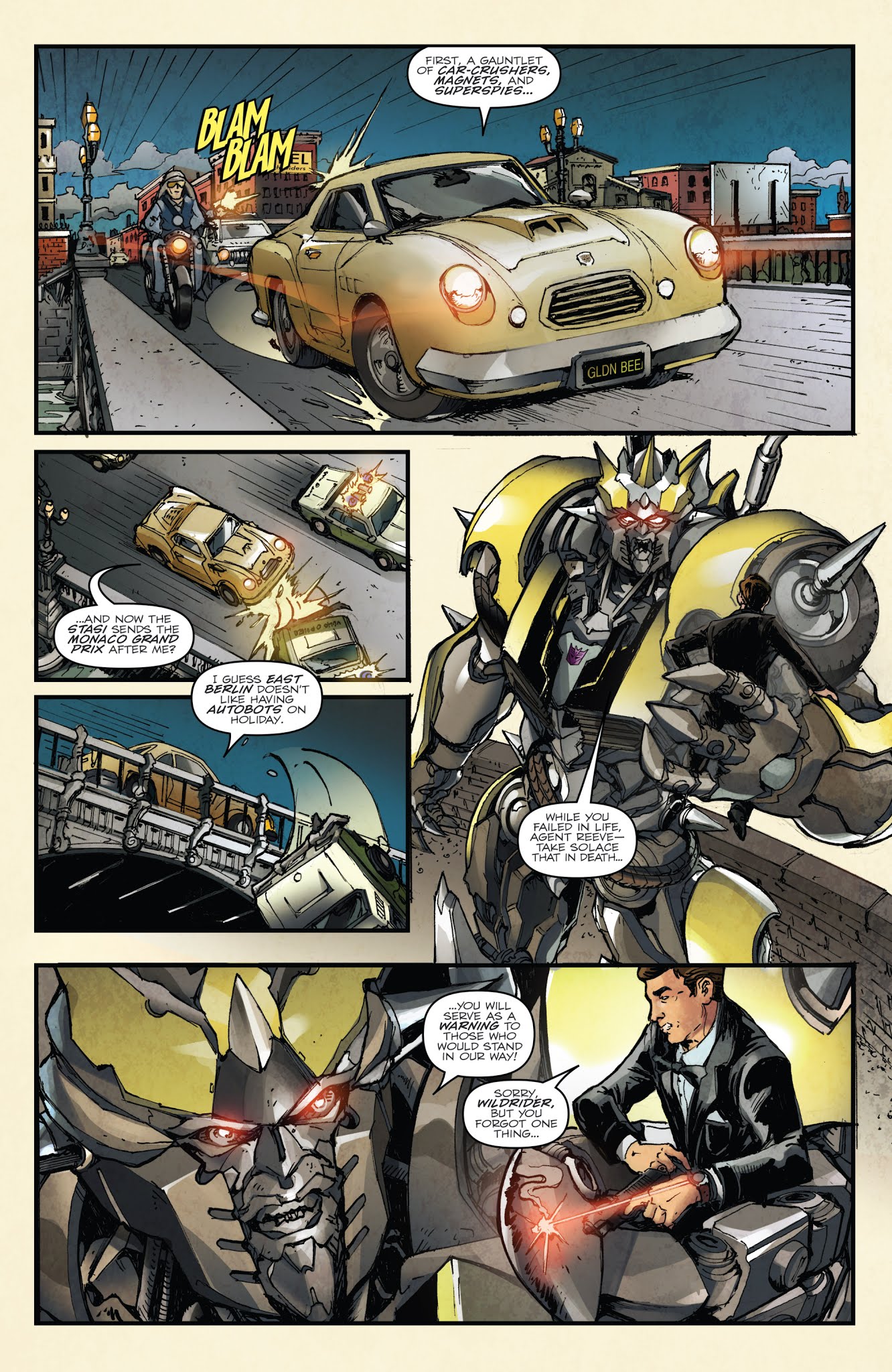 Read online Transformers: Bumblebee Movie Prequel comic -  Issue #1 - 9