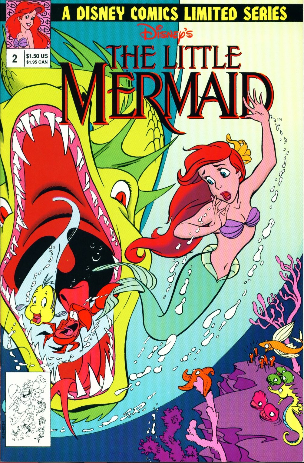 Read online Disney's The Little Mermaid Limited Series comic -  Issue #2 - 1