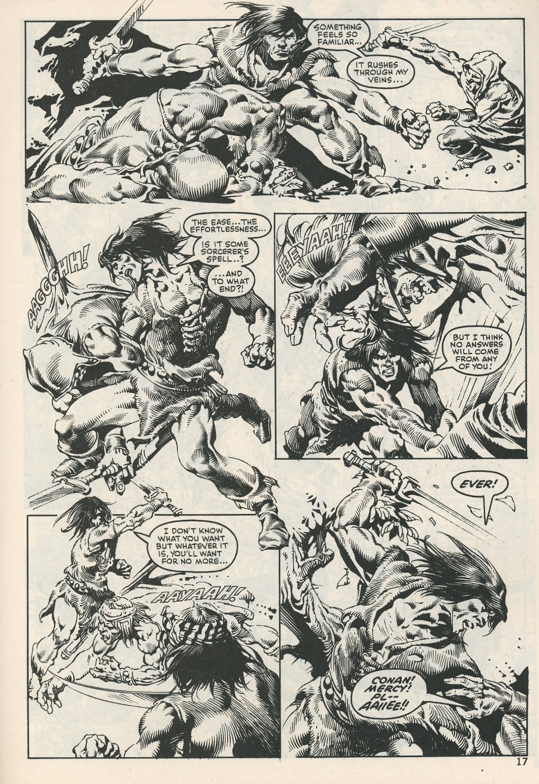 Read online The Savage Sword Of Conan comic -  Issue #114 - 17