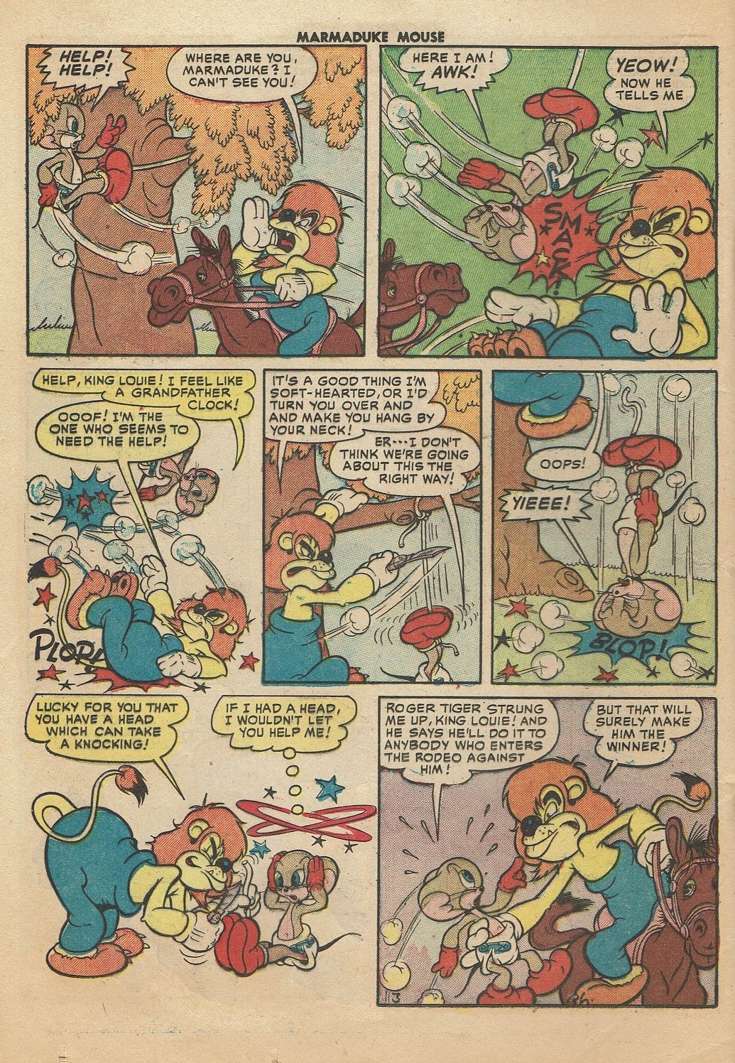 Read online Marmaduke Mouse comic -  Issue #22 - 28