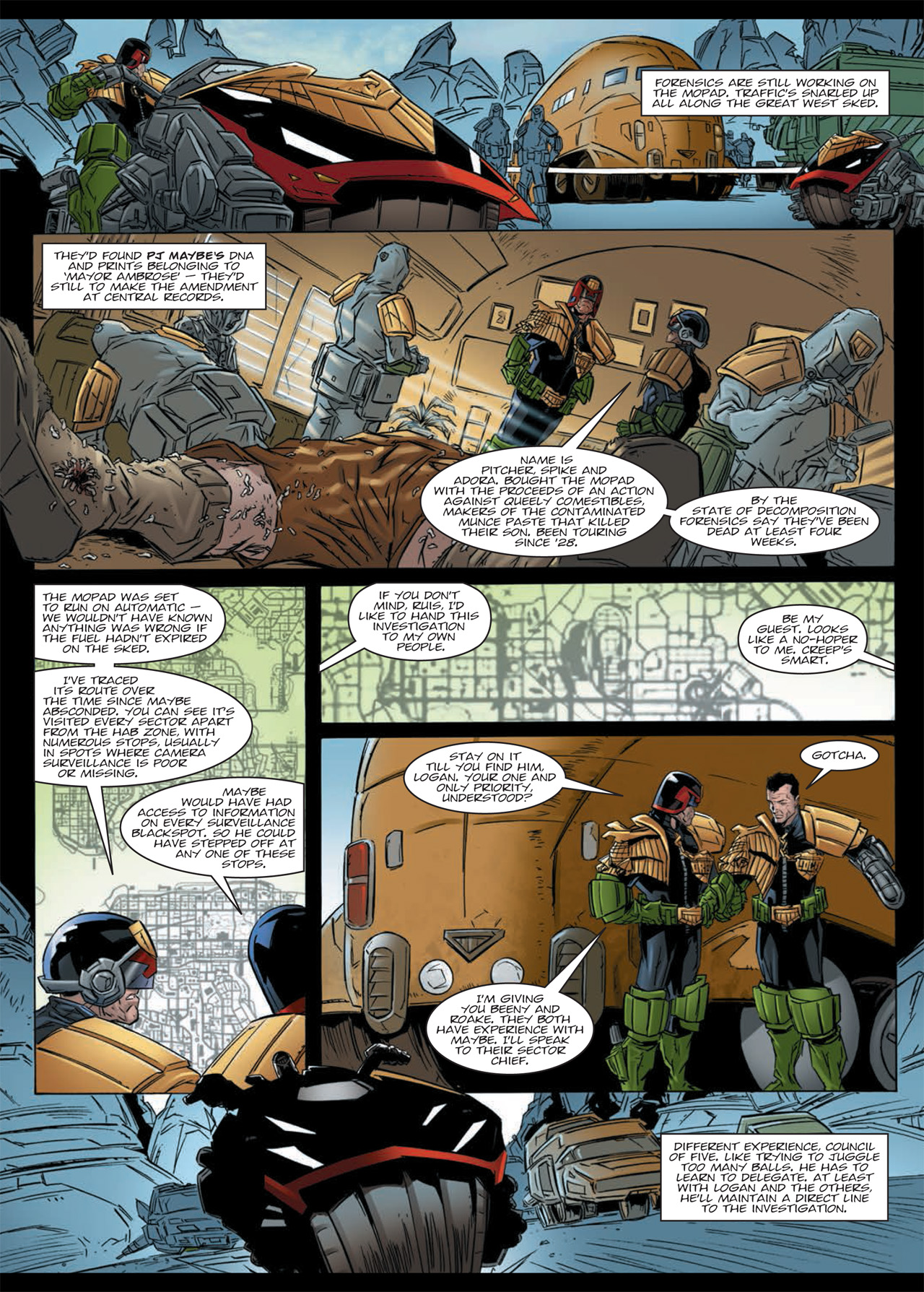 Read online Judge Dredd: Day of Chaos - The Fourth Faction comic -  Issue # TPB (Part 2) - 3