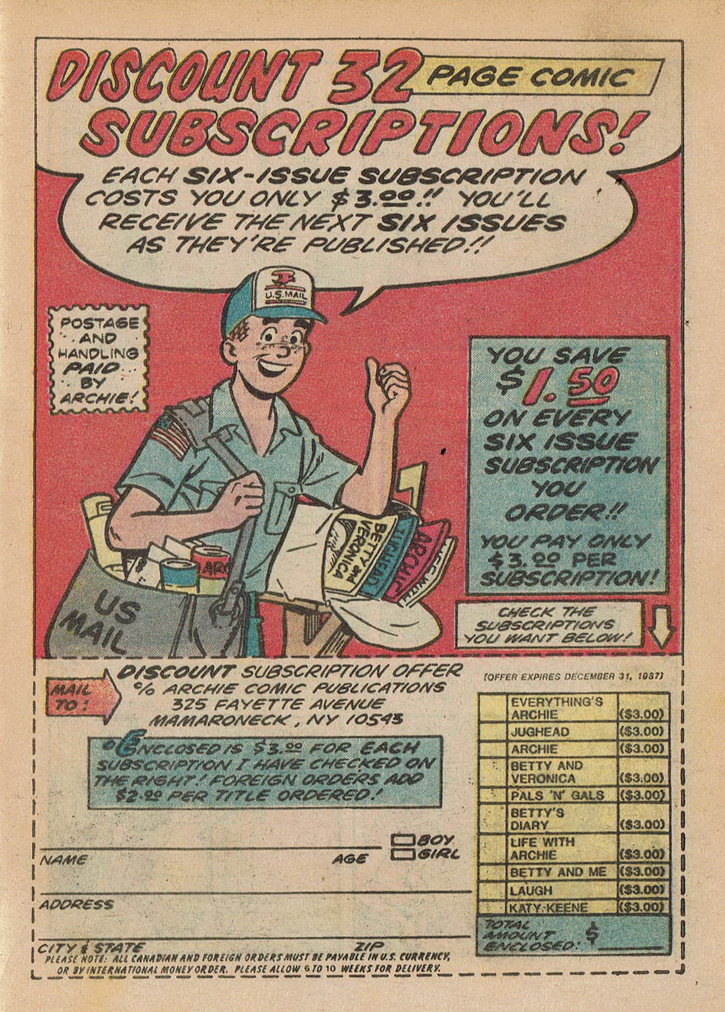Read online Archie Annual Digest Magazine comic -  Issue #51 - 121