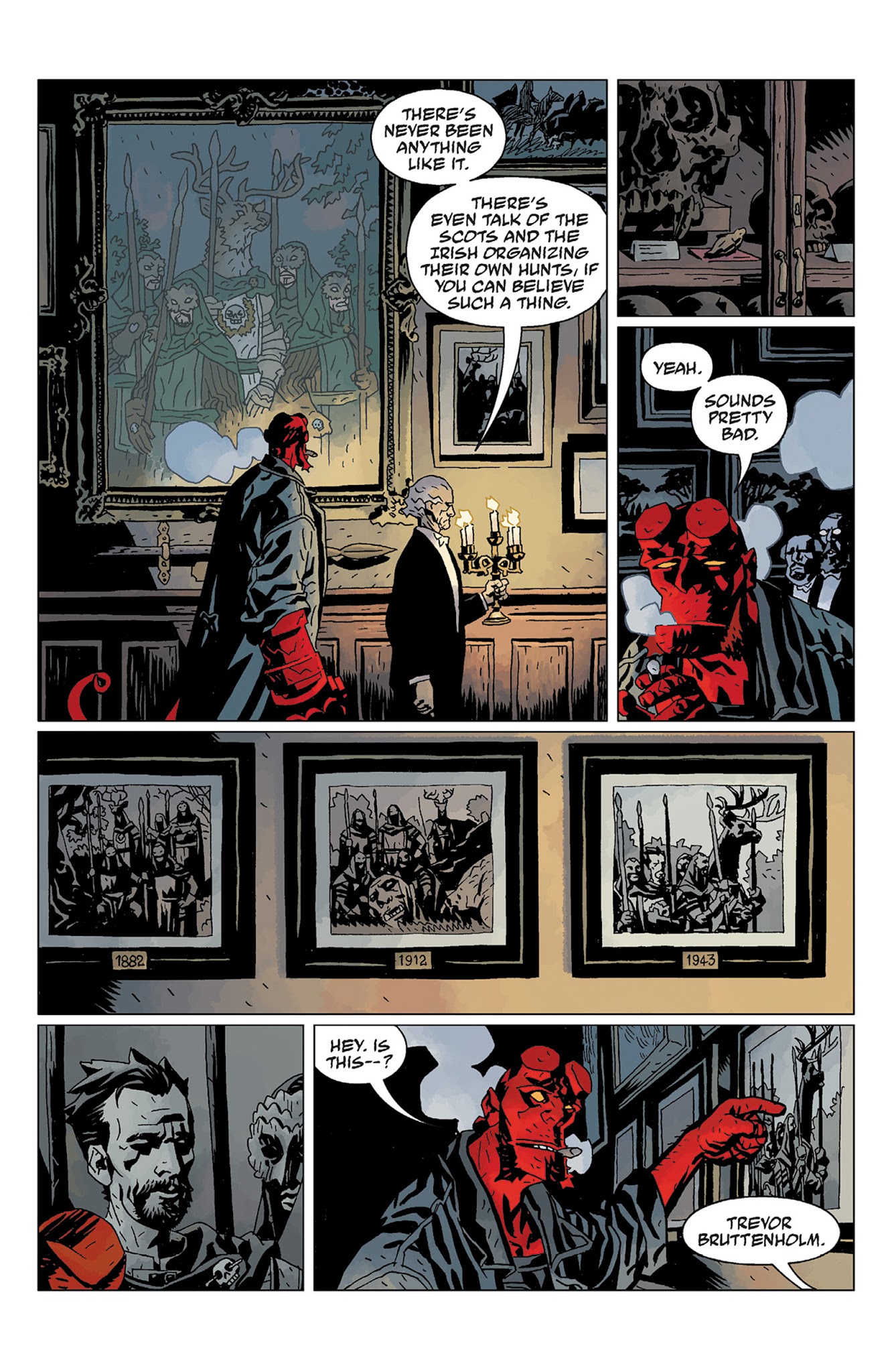 Read online Hellboy: The Wild Hunt comic -  Issue # TPB - 22
