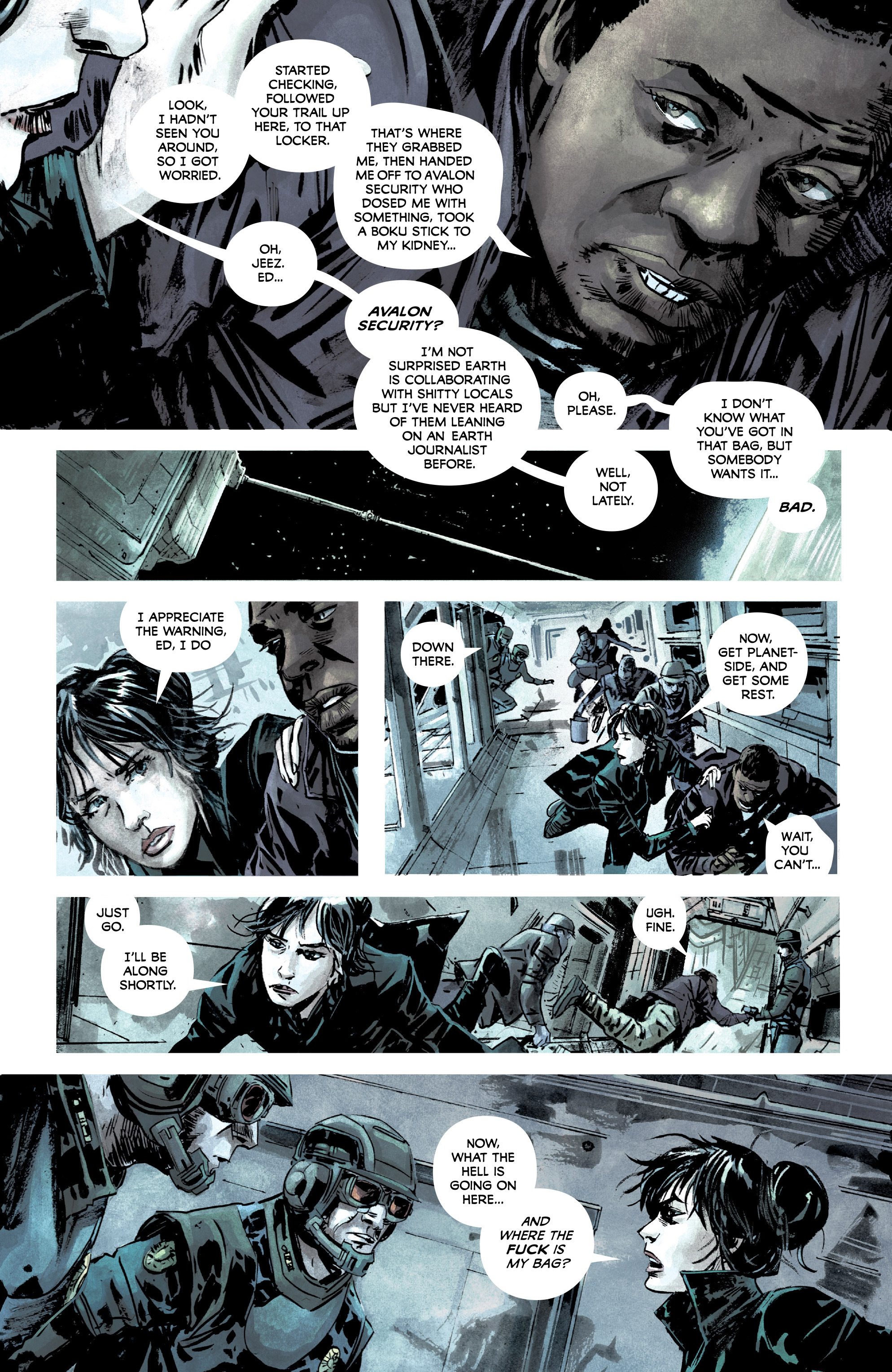 Read online Invisible Republic comic -  Issue #9 - 12