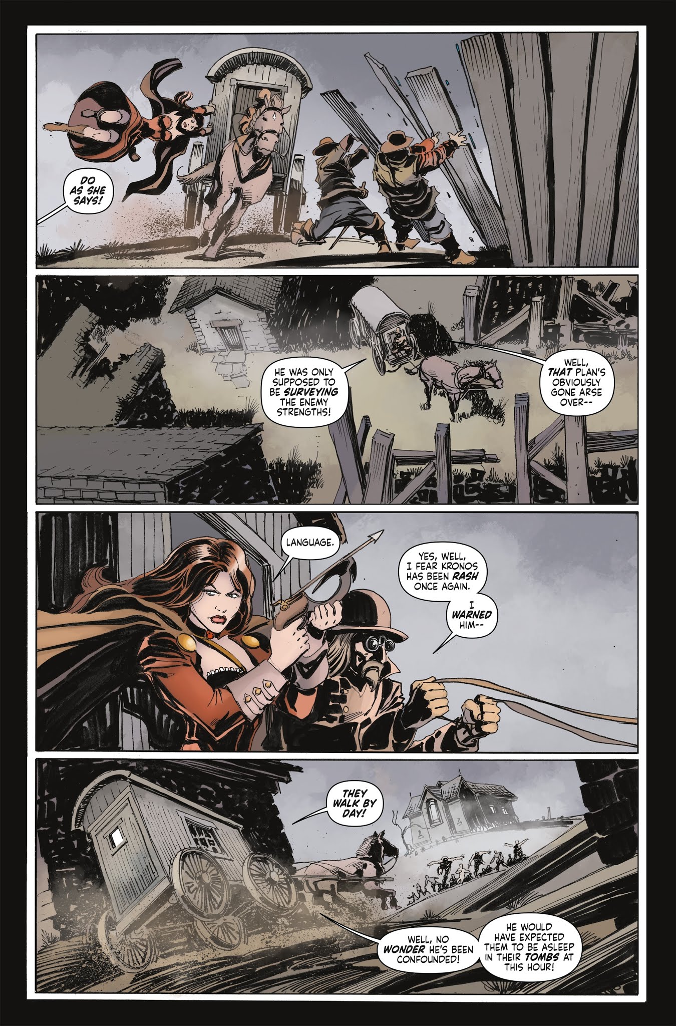Read online Captain Kronos - Vampire Hunter comic -  Issue #3 - 9