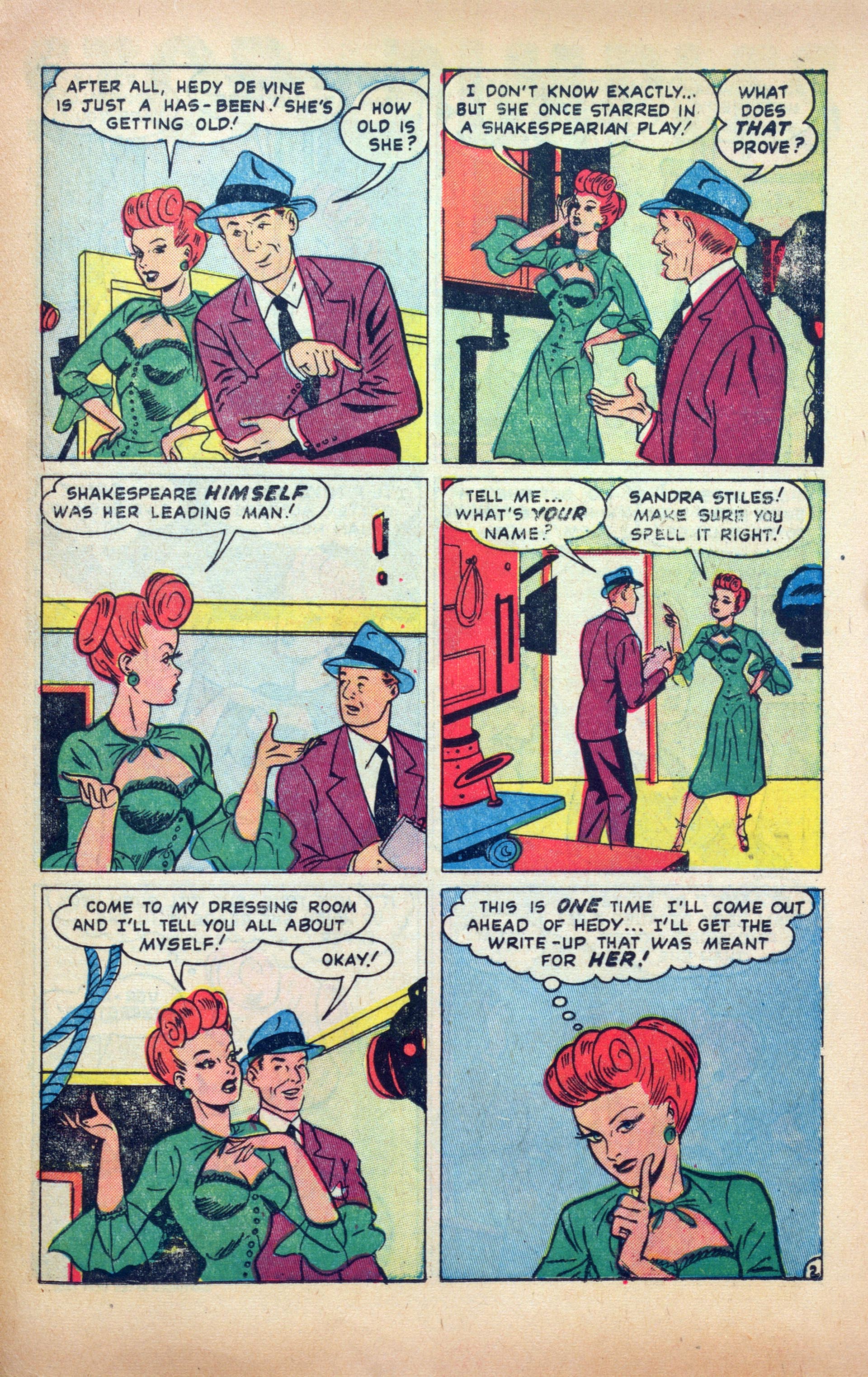 Read online Hedy Of Hollywood Comics comic -  Issue #44 - 13