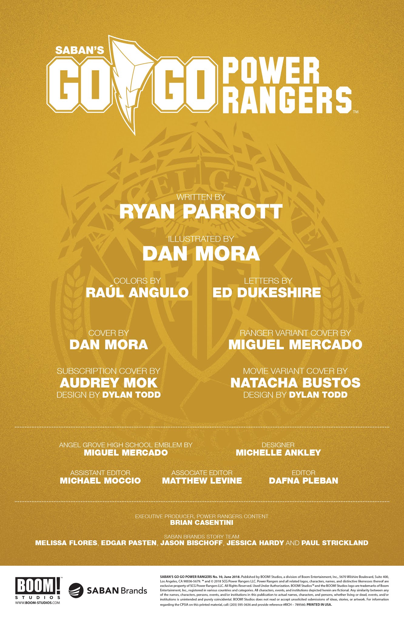 Read online Saban's Go Go Power Rangers comic -  Issue #10 - 2