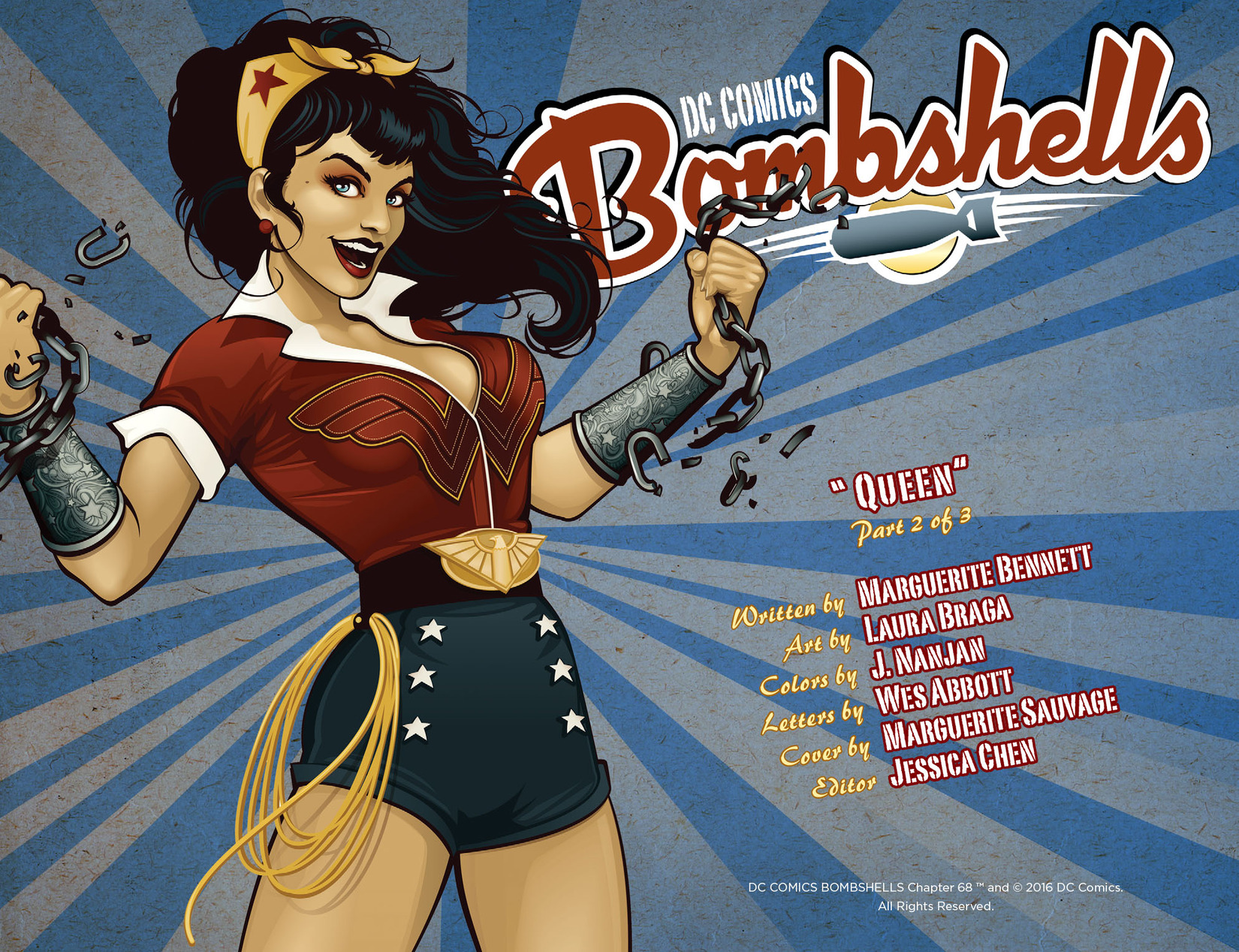 Read online DC Comics: Bombshells comic -  Issue #68 - 2
