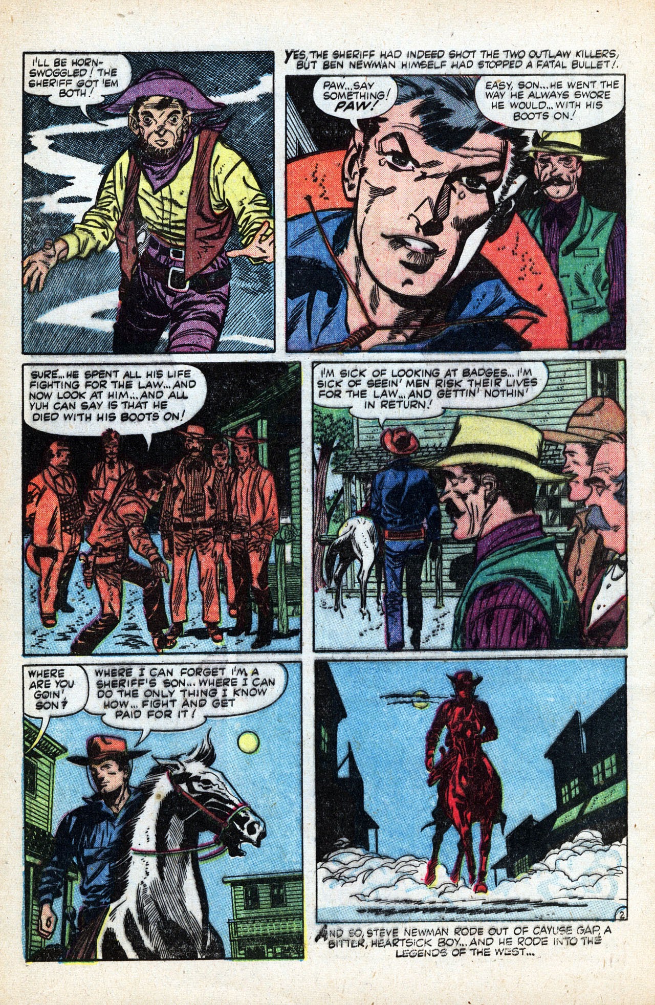 Read online Western Gunfighters (1956) comic -  Issue #20 - 4