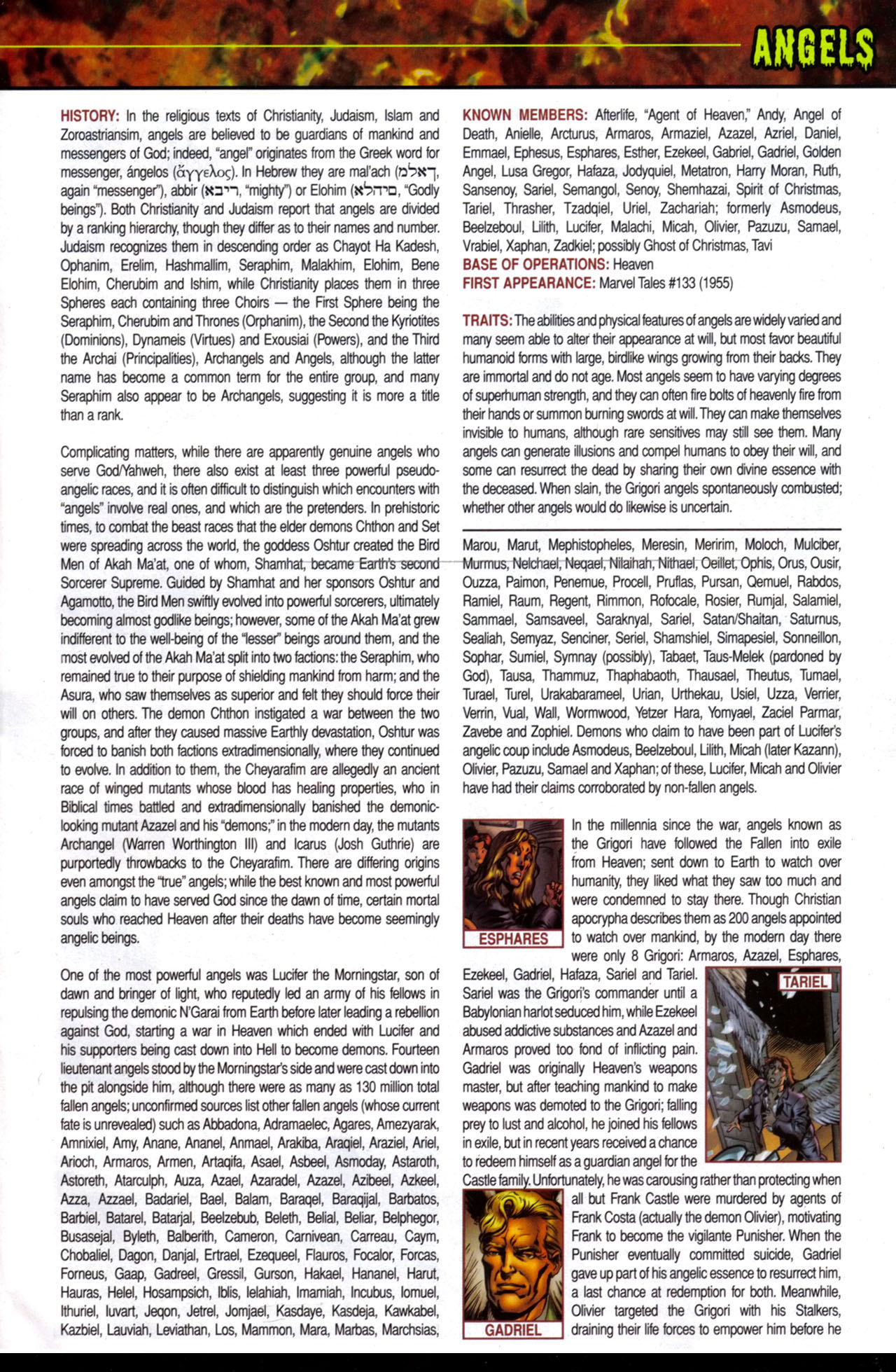 Read online Marvel Zombies: The Book of Angels, Demons & Various Monstrosities comic -  Issue # Full - 3
