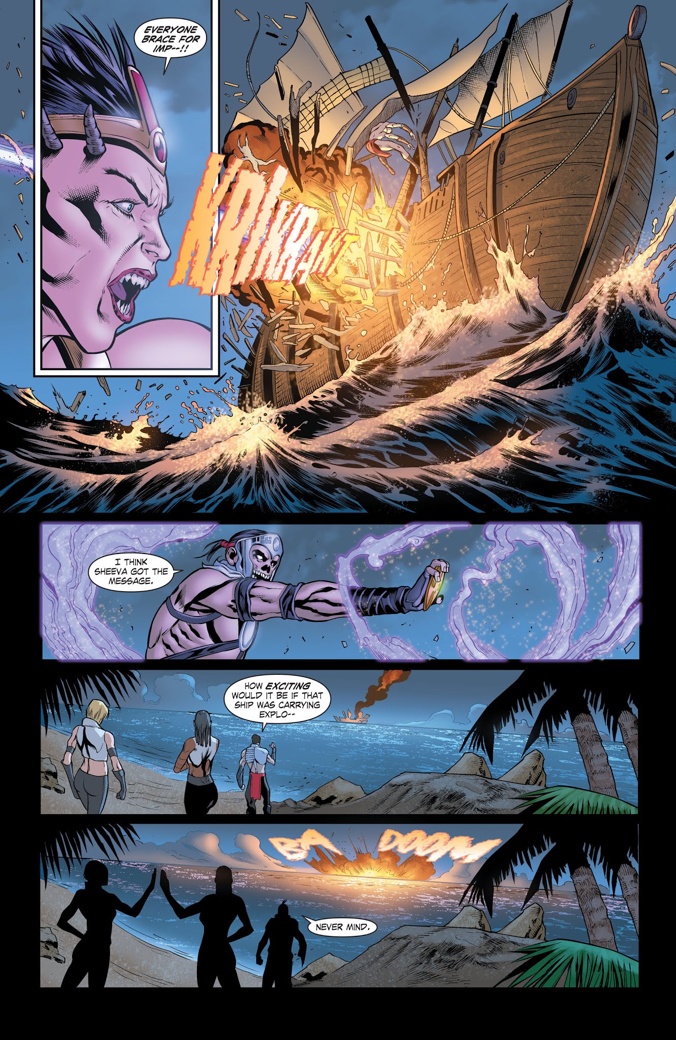 Read online Mortal Kombat X [I] comic -  Issue # _TPB 3 - 60