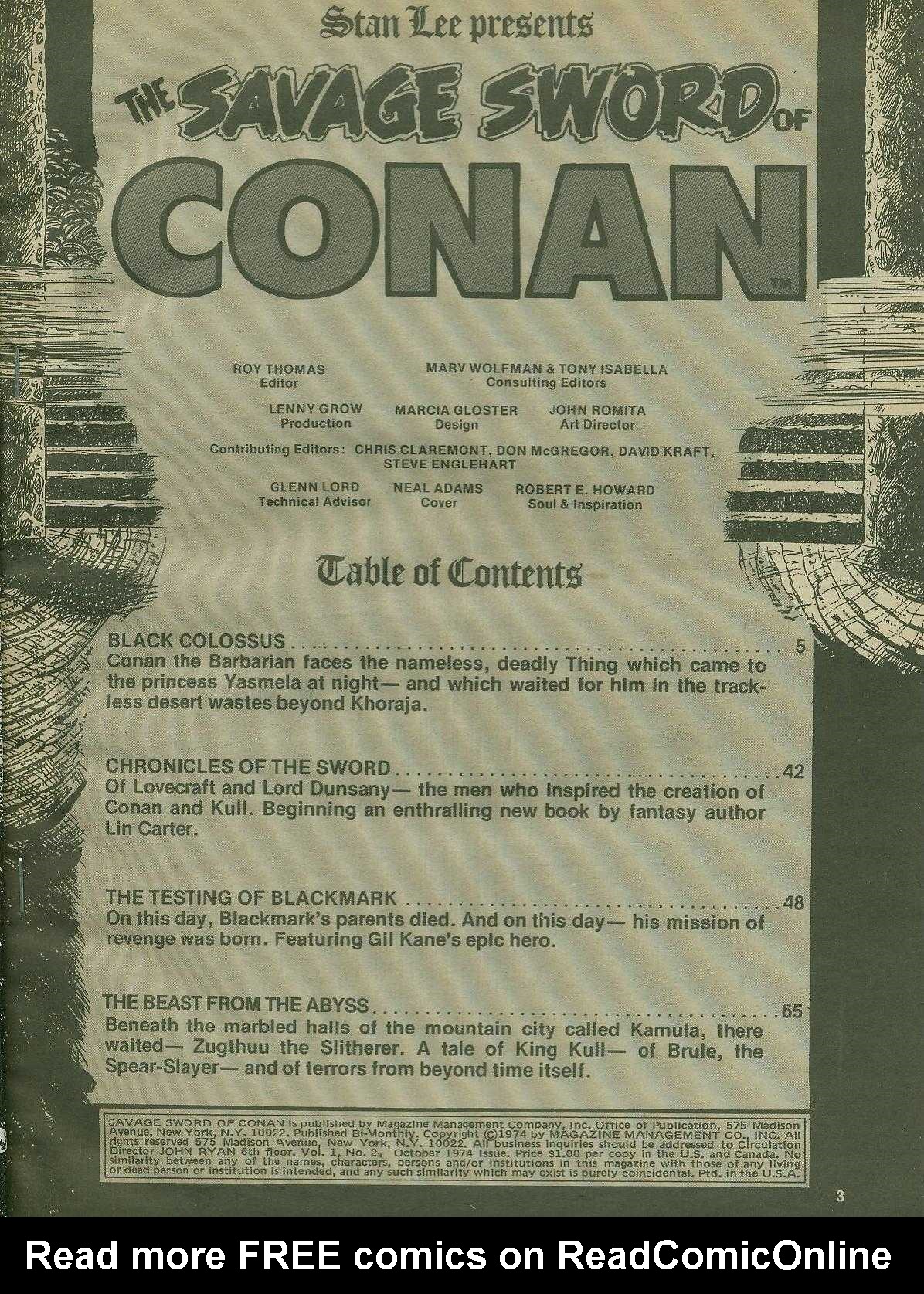 The Savage Sword Of Conan Issue #2 #3 - English 3