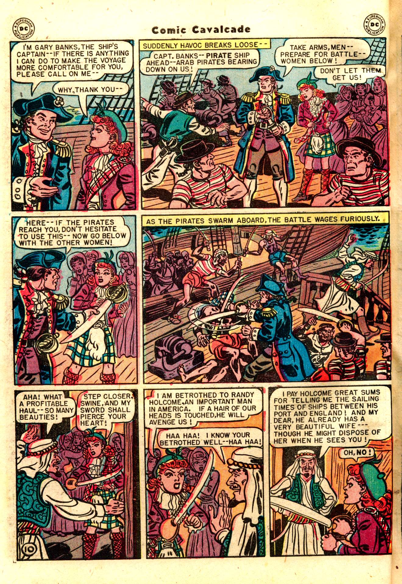 Read online Comic Cavalcade comic -  Issue #24 - 12