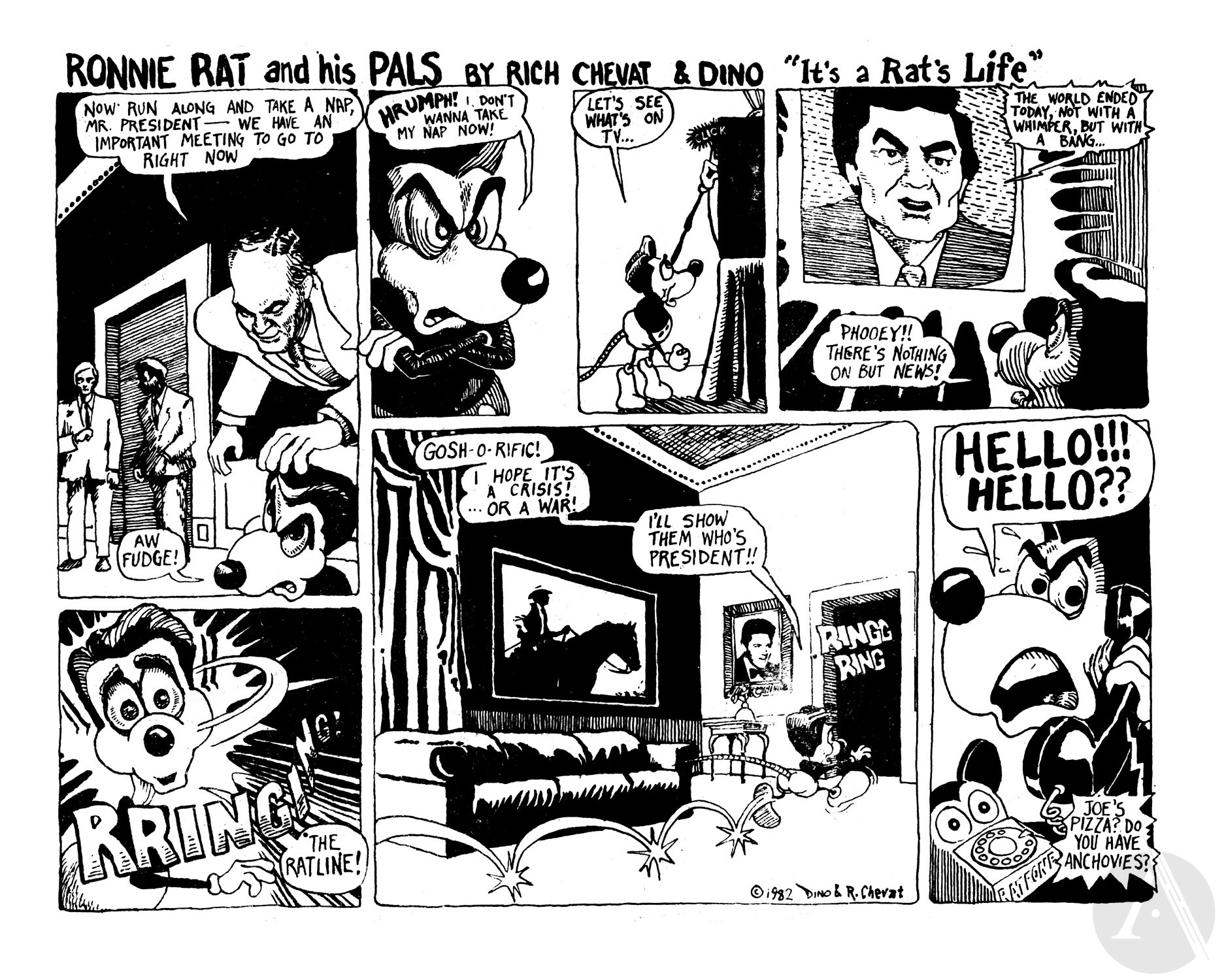 Read online The Ronnie Rat Show comic -  Issue # Full - 6