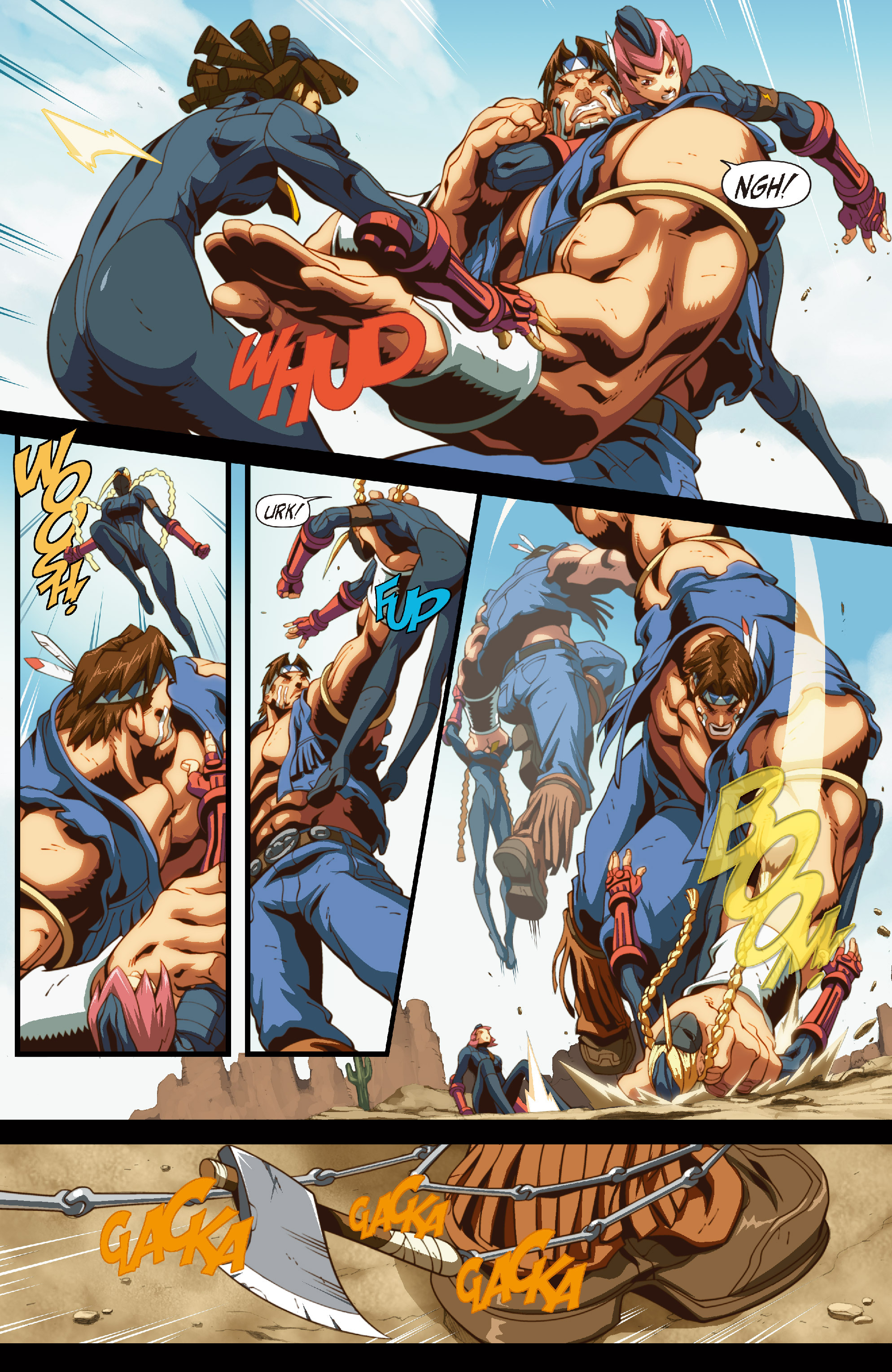 Read online Street Fighter II comic -  Issue #5 - 18