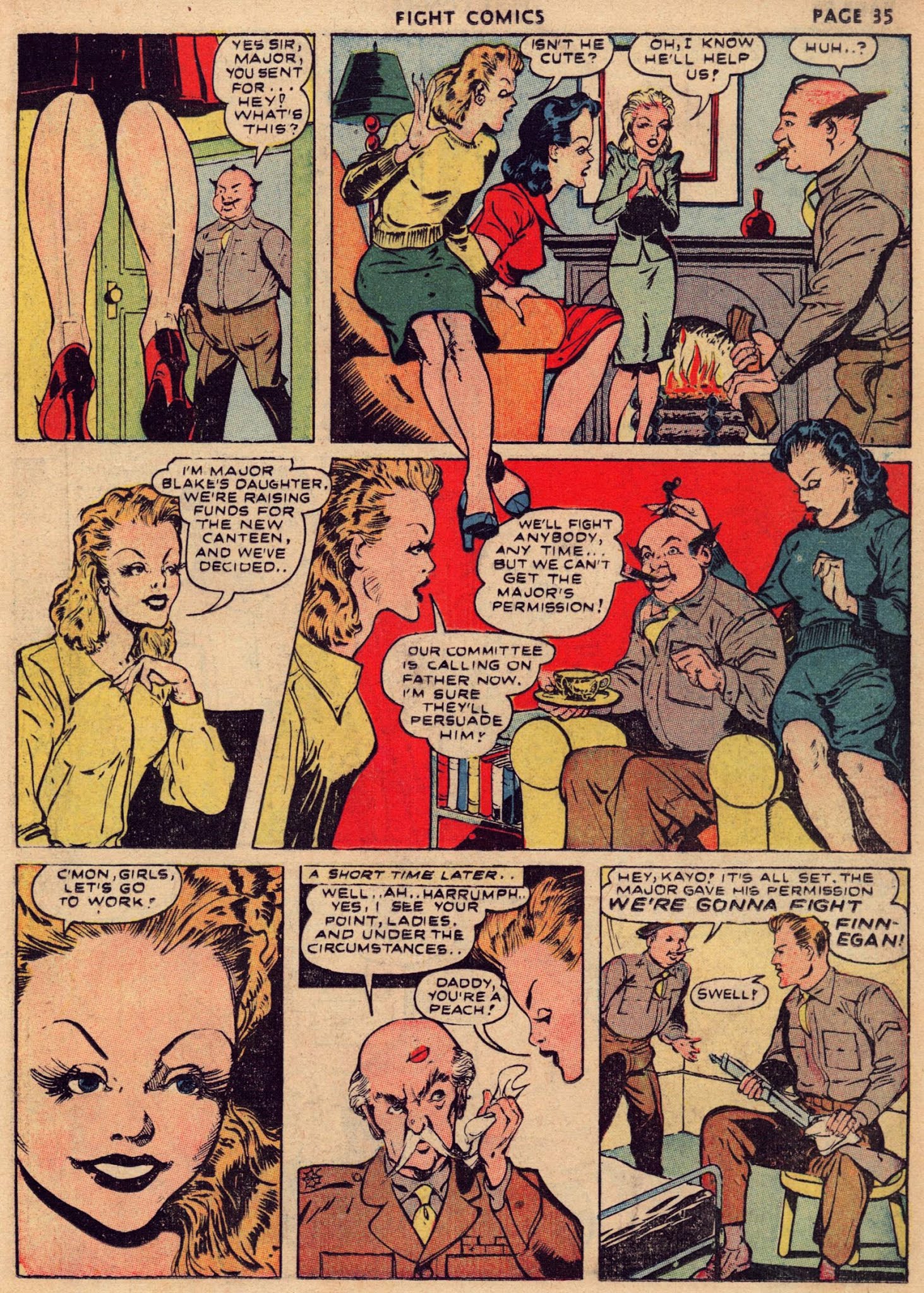 Read online Fight Comics comic -  Issue #24 - 37