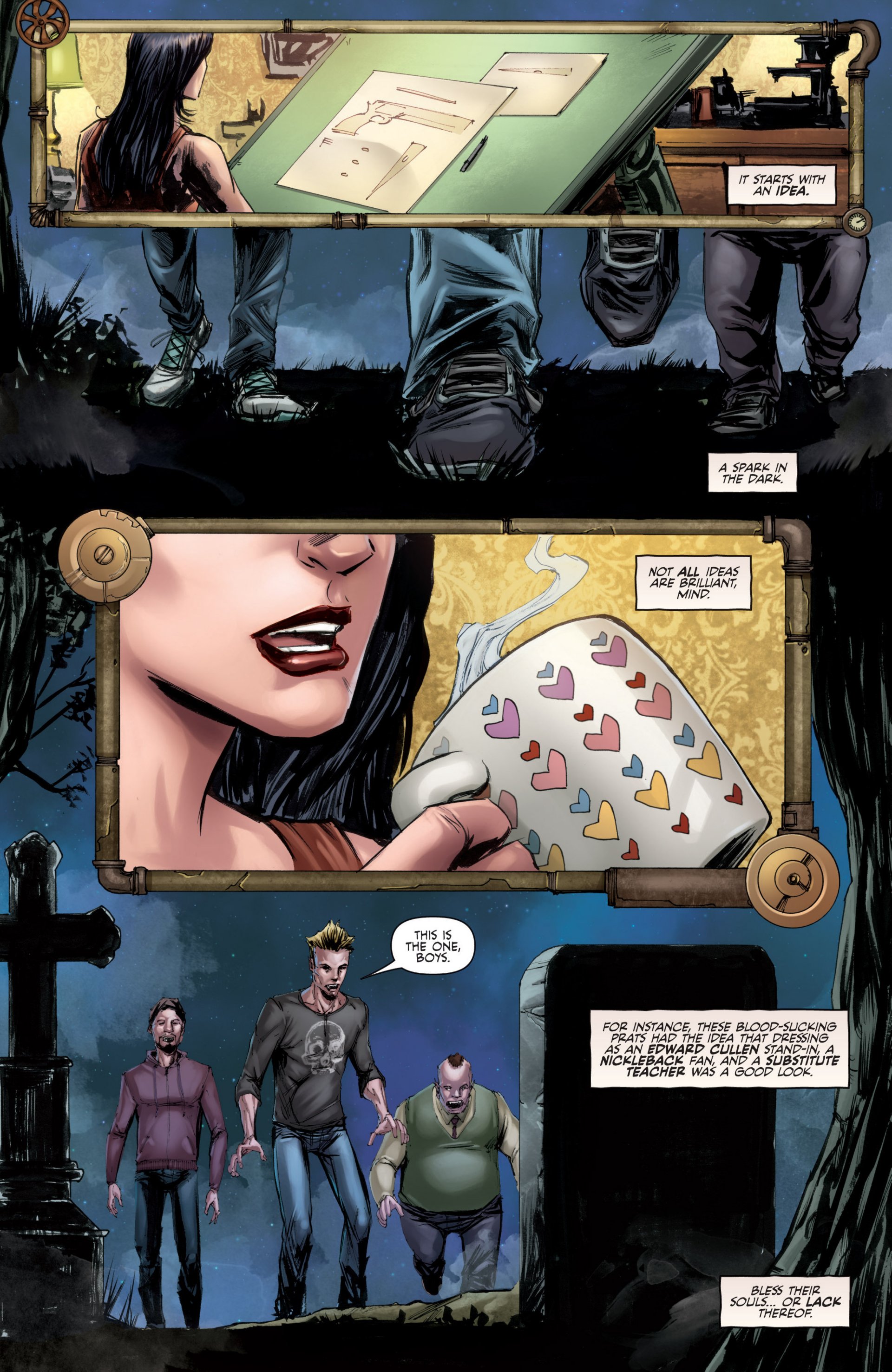 Read online Grimm Fairy Tales presents Helsing comic -  Issue #1 - 3