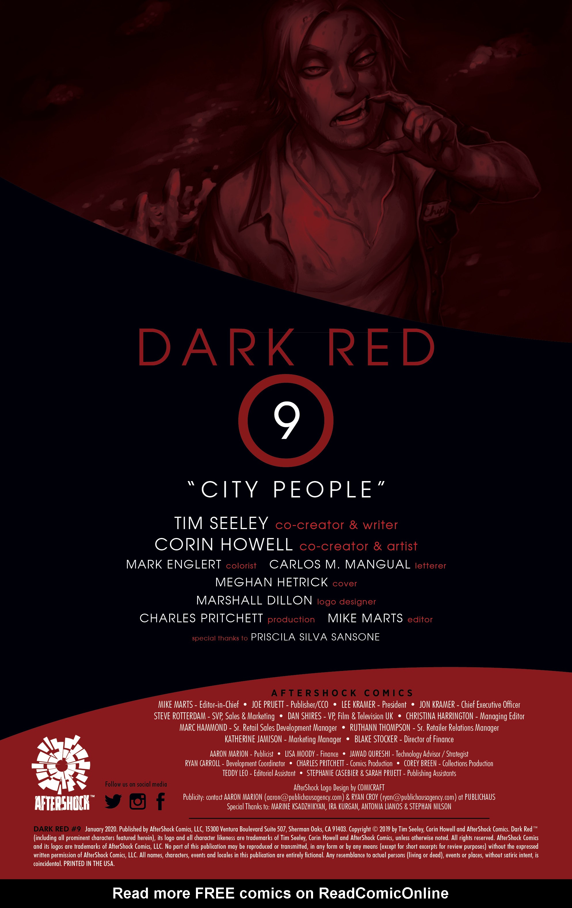 Read online Dark Red comic -  Issue #9 - 2