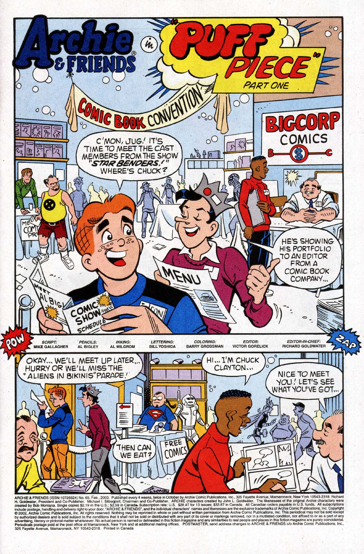 Read online Archie & Friends (1992) comic -  Issue #65 - 2